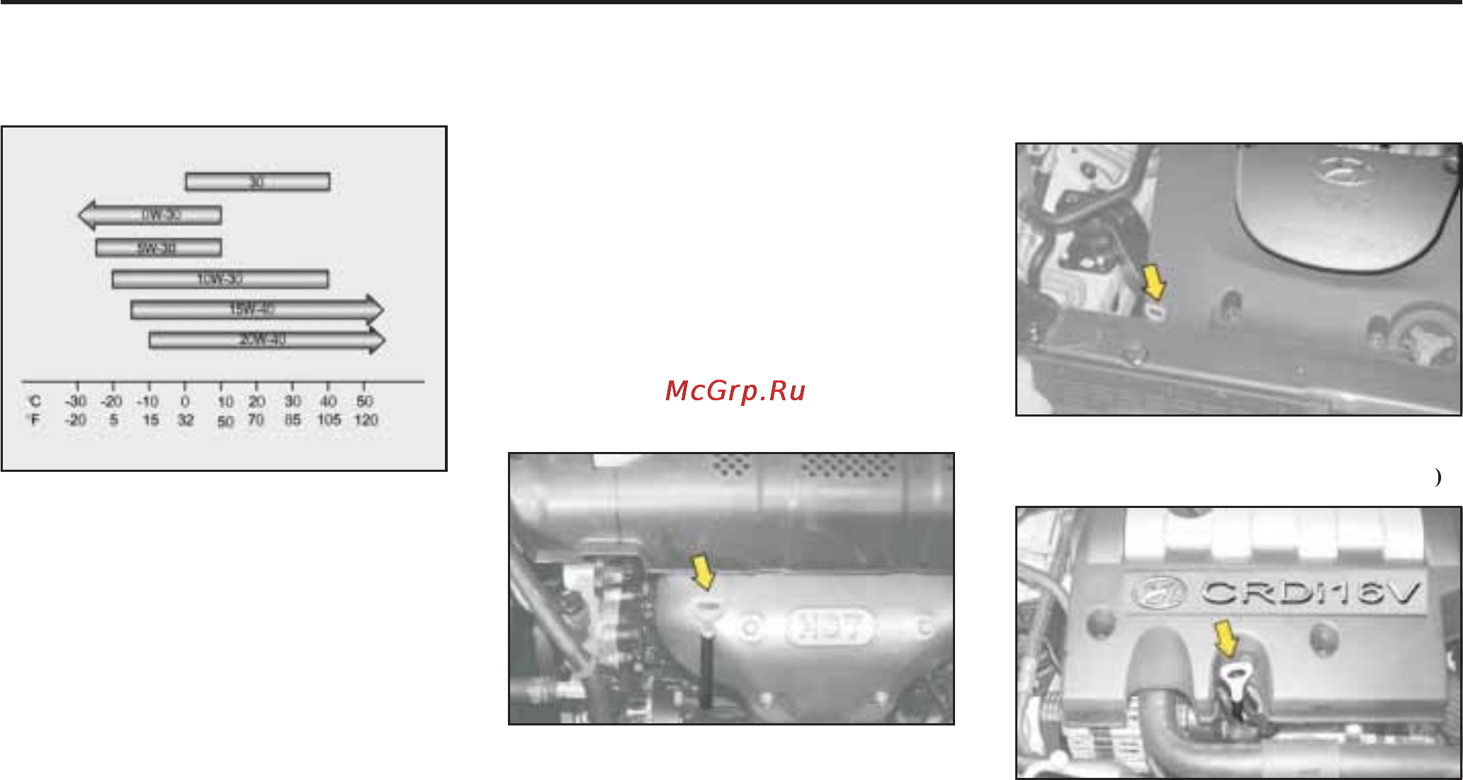 Hyundai TRAJET [202/251] Самостоятельное текущее техническое обслуживание