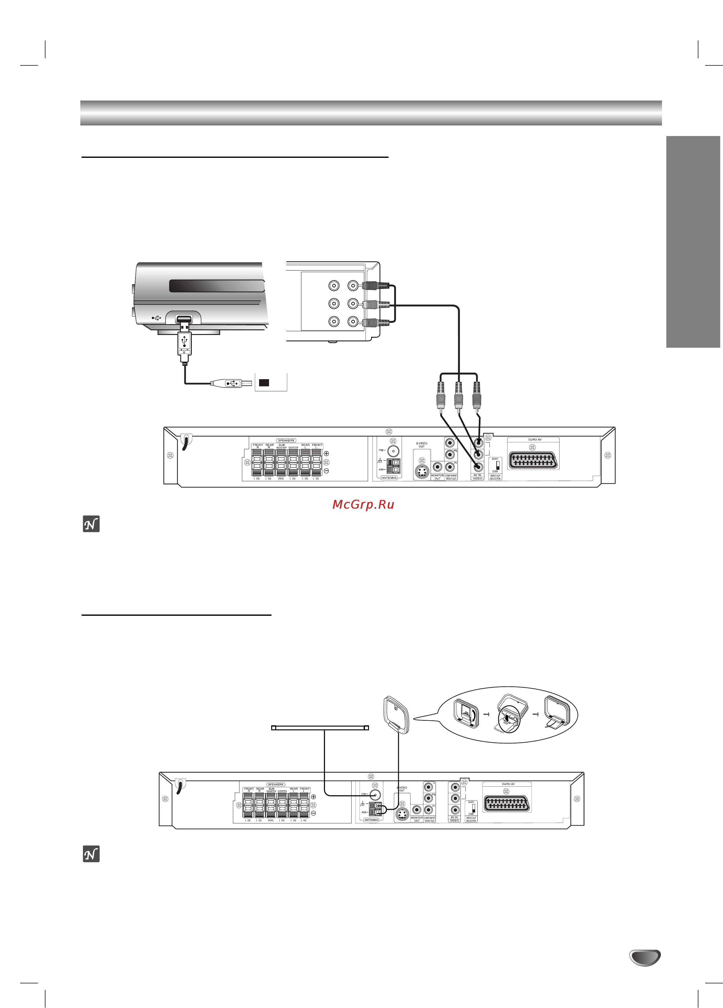 LG LH-TK550 [9/37] Подключение к другому оборудованию