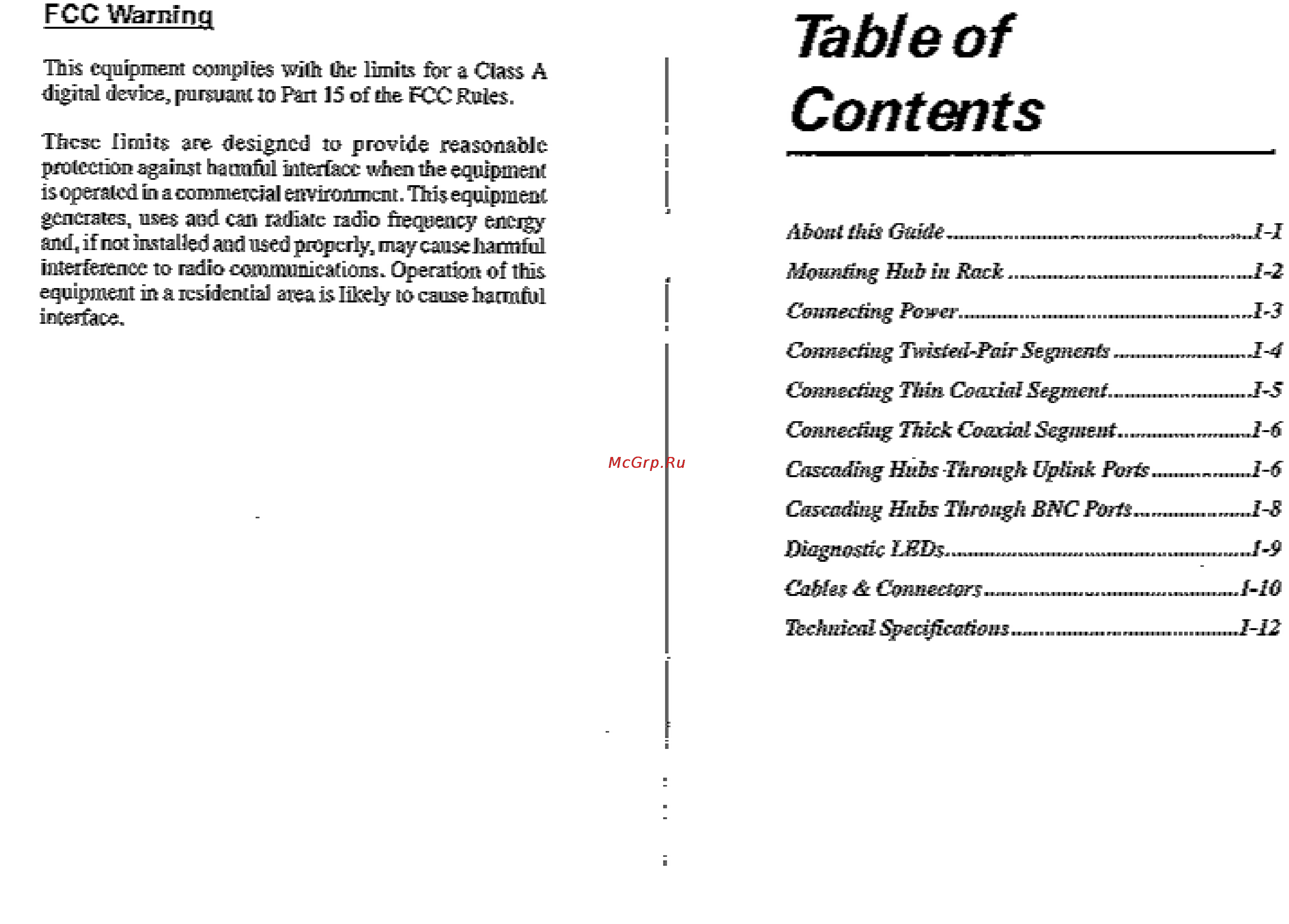 Trendnet TE-2620 [2/9] Contents
