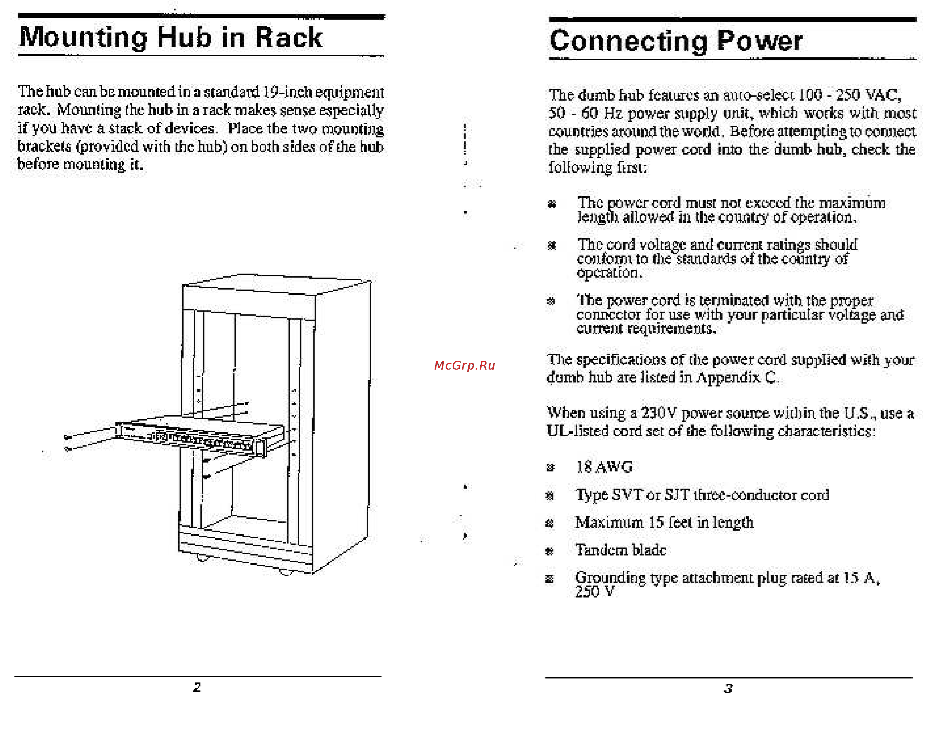 Trendnet TE-2620 [4/9] Connecting power