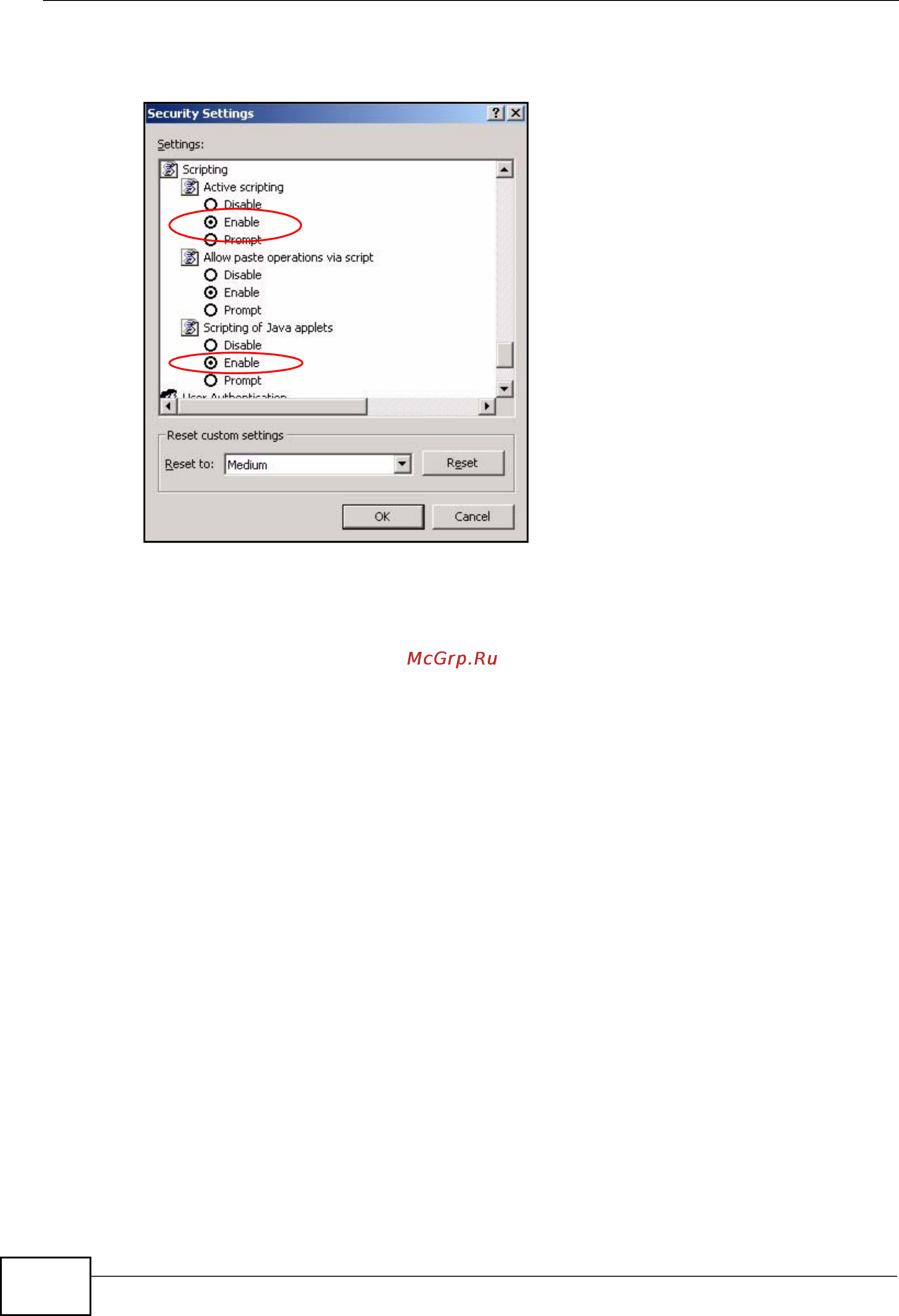 Zyxel V301-T1 [206/240] Java permissions