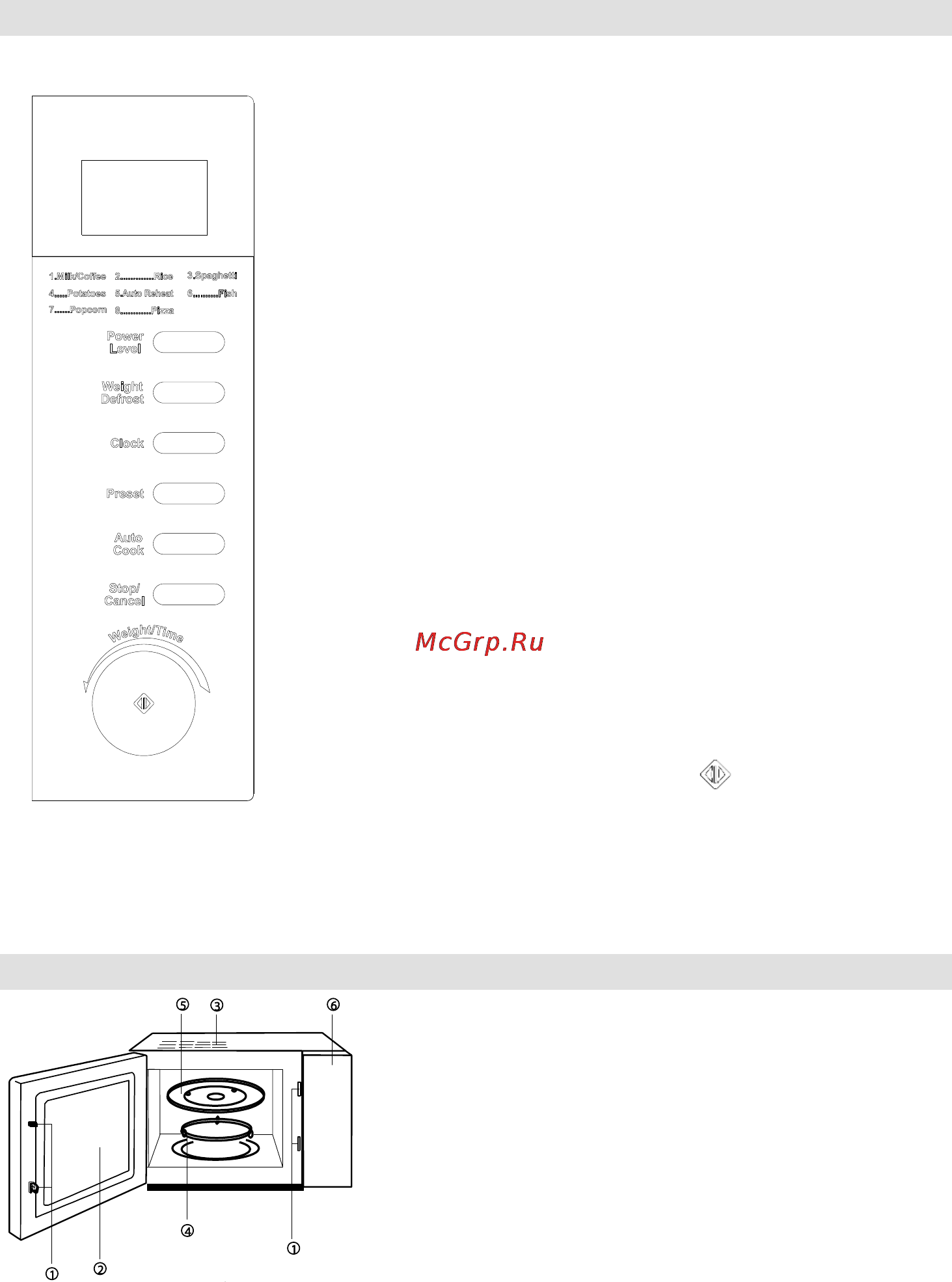 Gorenje MO17DE [63/102] Ovládací panel