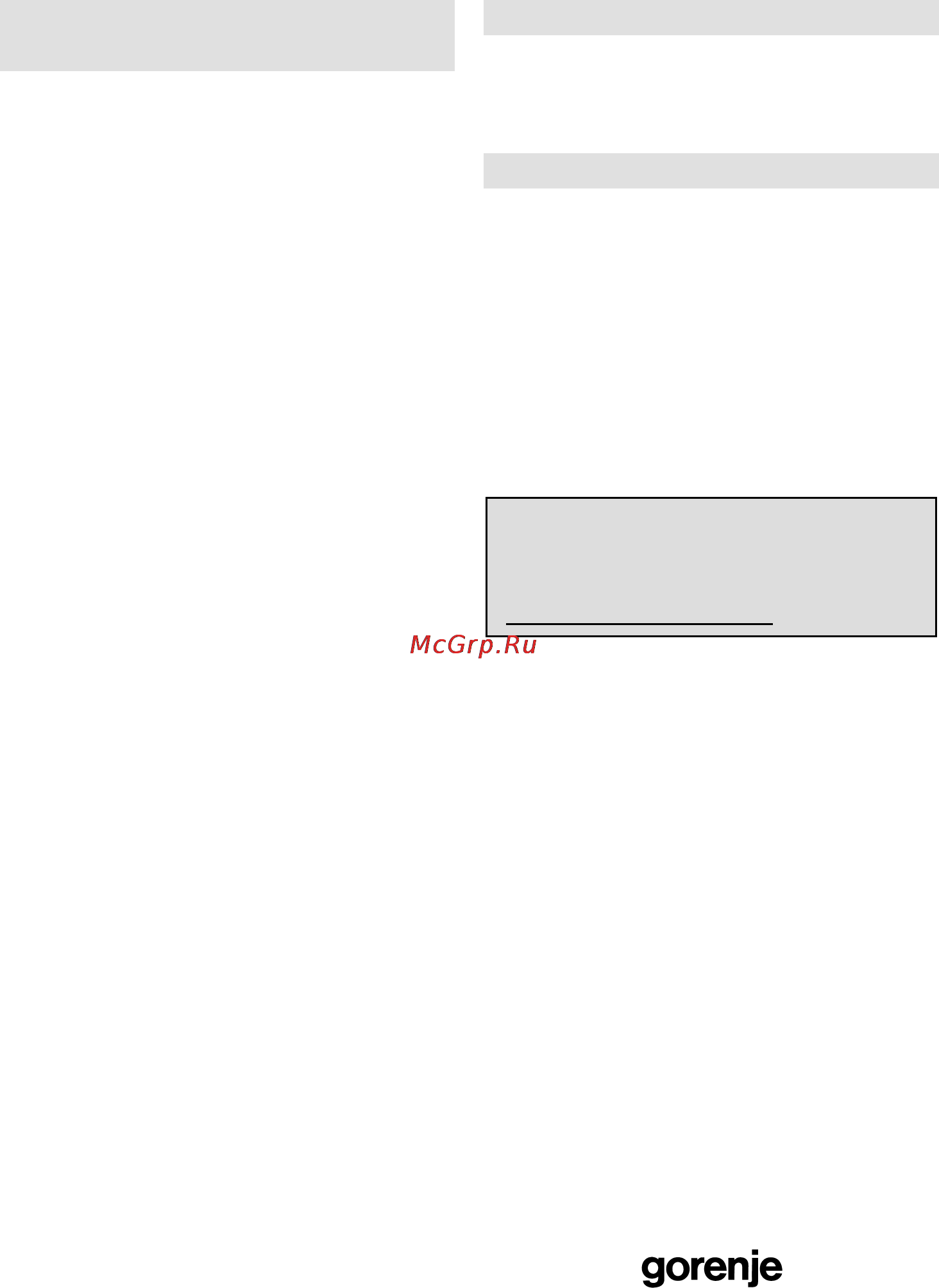 Gorenje MO17DE [72/102] Ņivotní prostředí