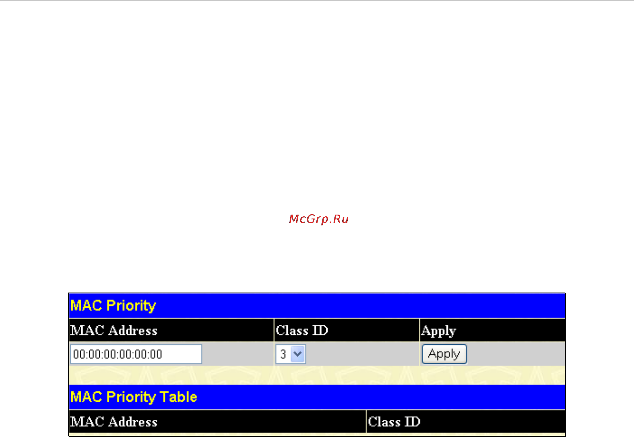 D-Link DES-1228/ME [139/267] Mac priority