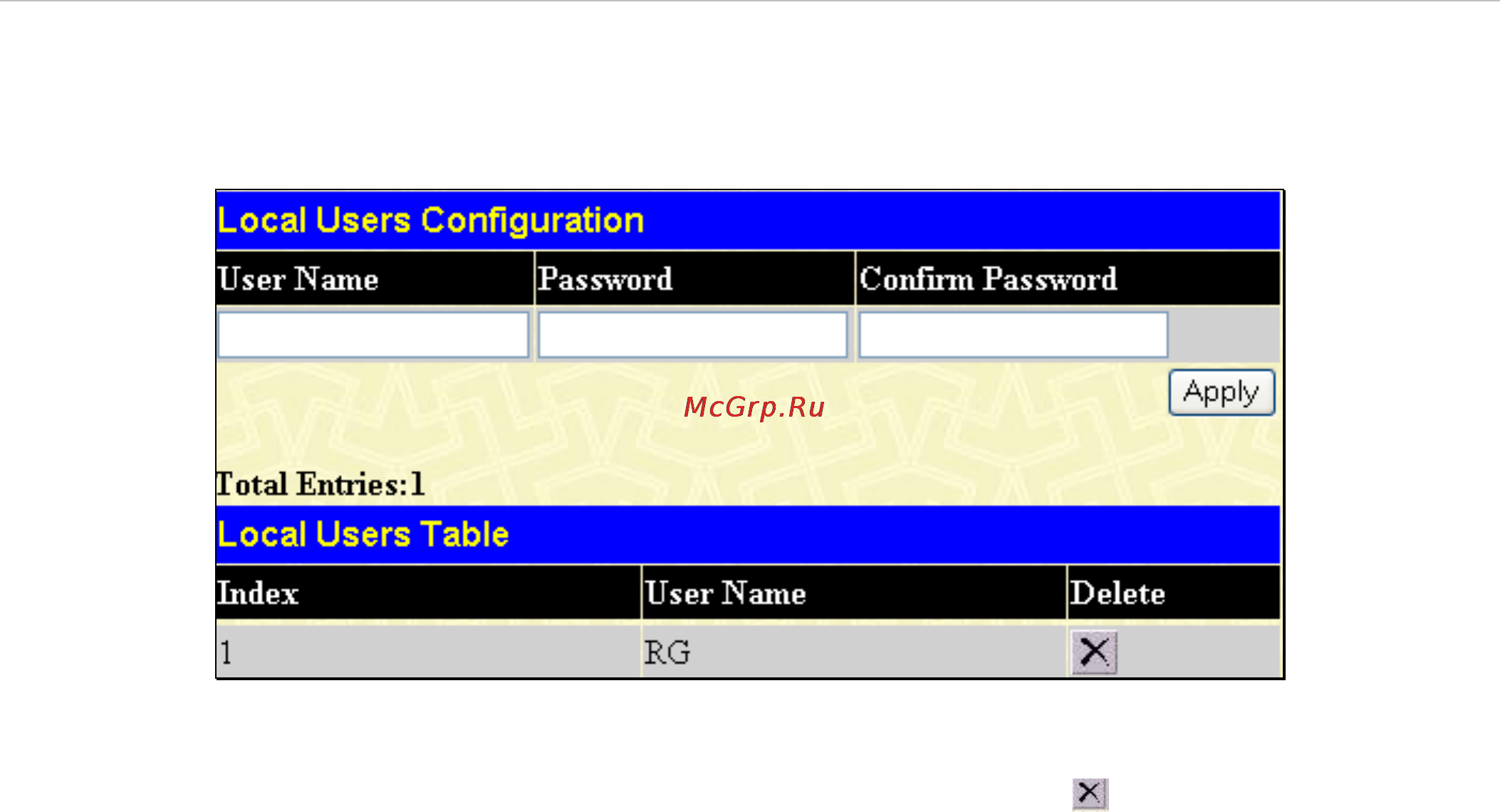 D-Link DES-1228/ME [180/267] Local users