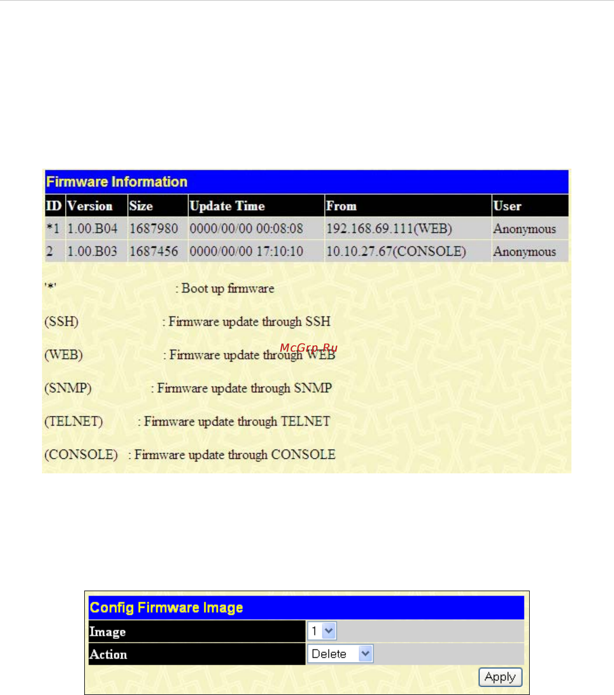 D-Link DES-1228/ME [63/267] Config firmware image
