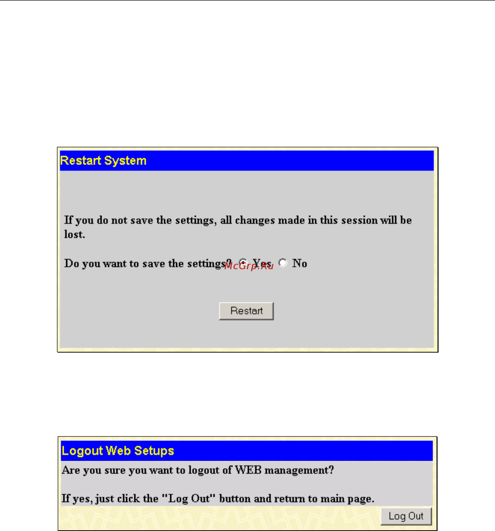 D-Link DGS-3312SR [262/290] Restart system