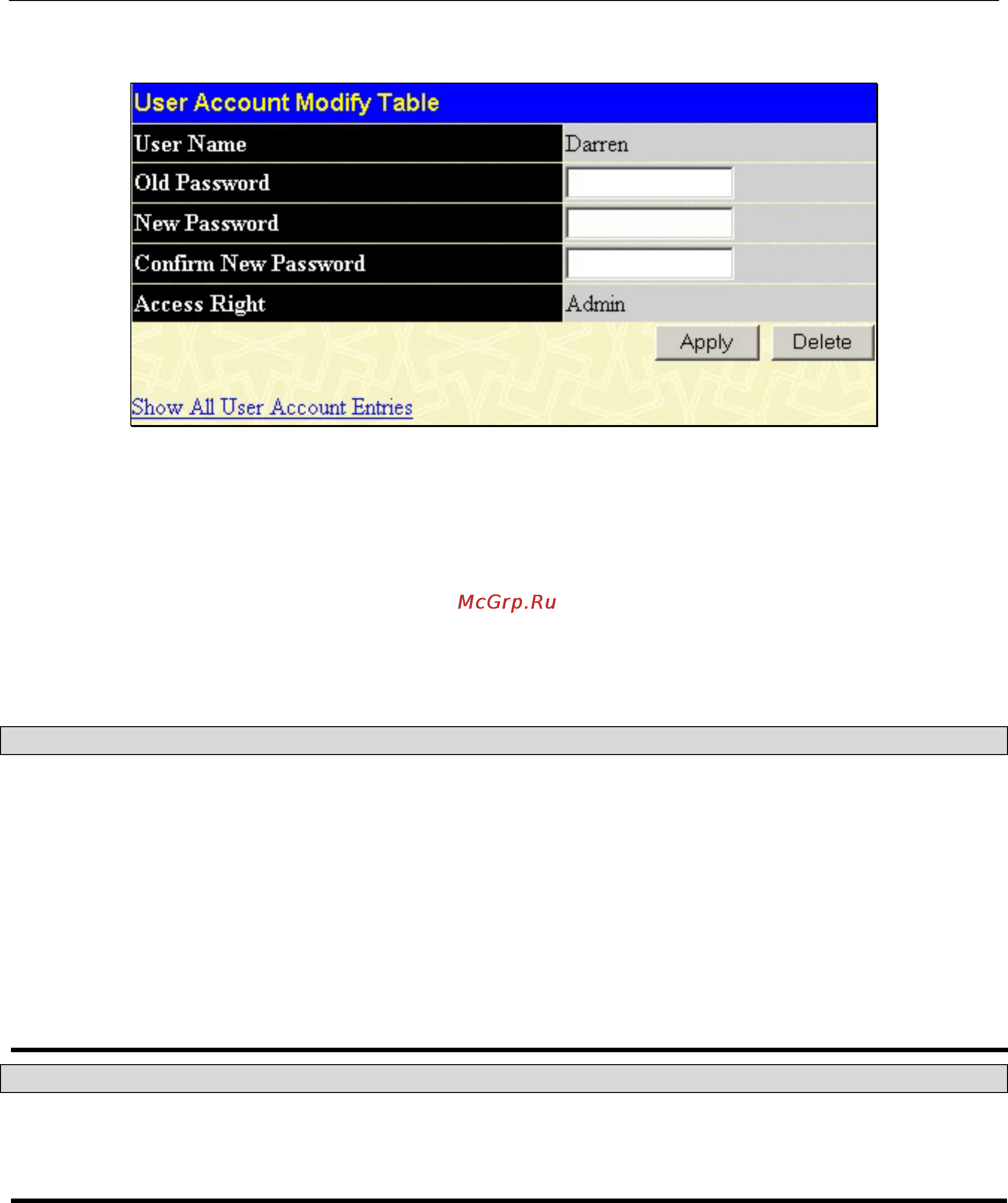 D-Link DGS-3312SR [43/290] Admin and user privileges