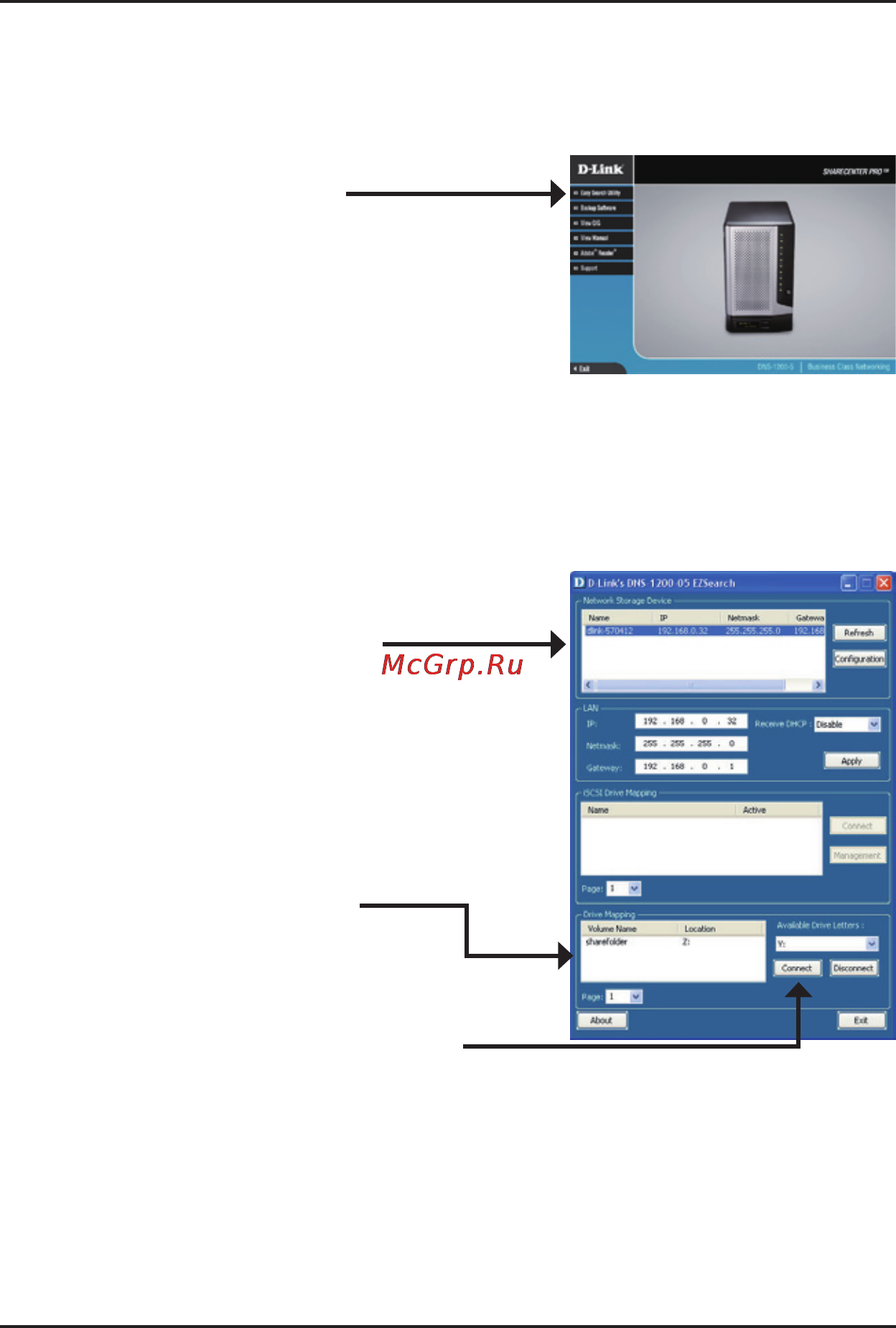 D-Link DNS-1200-05 [11/12] Подключение диска