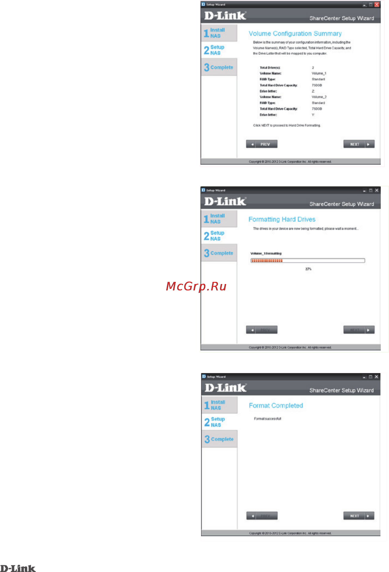 D-Link DNS-325 Инструкция по эксплуатации онлайн [15/19] 12520