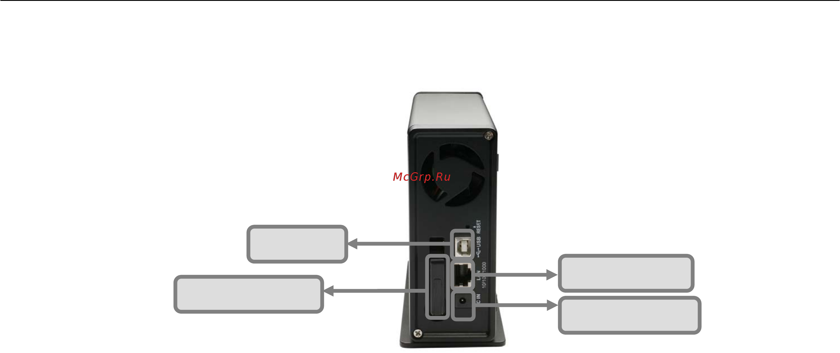 D-Link DNS-313 [8/67] Rear panel connections