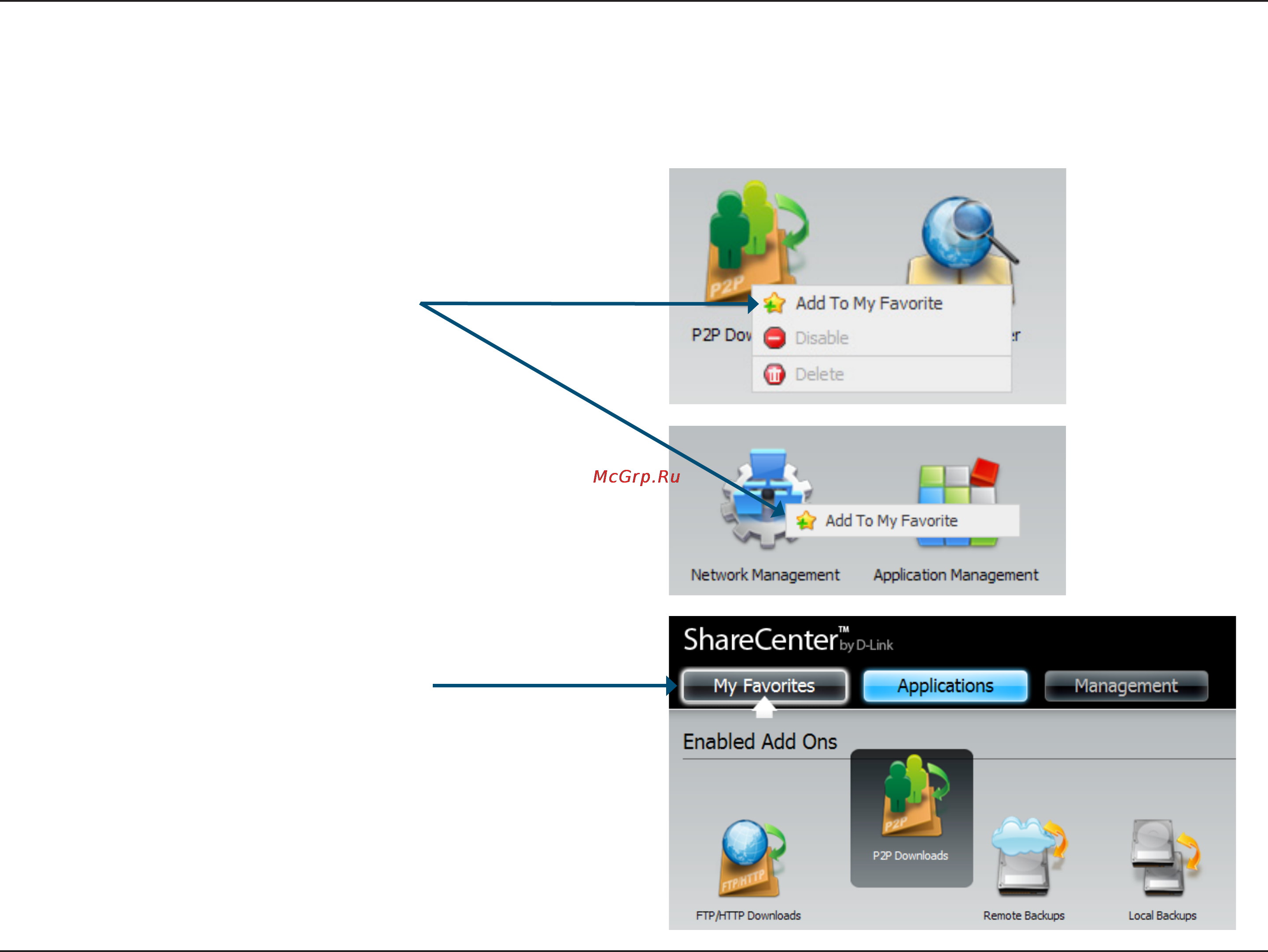 D-Link DNS-320 [105/117] Add an icon to my favorites