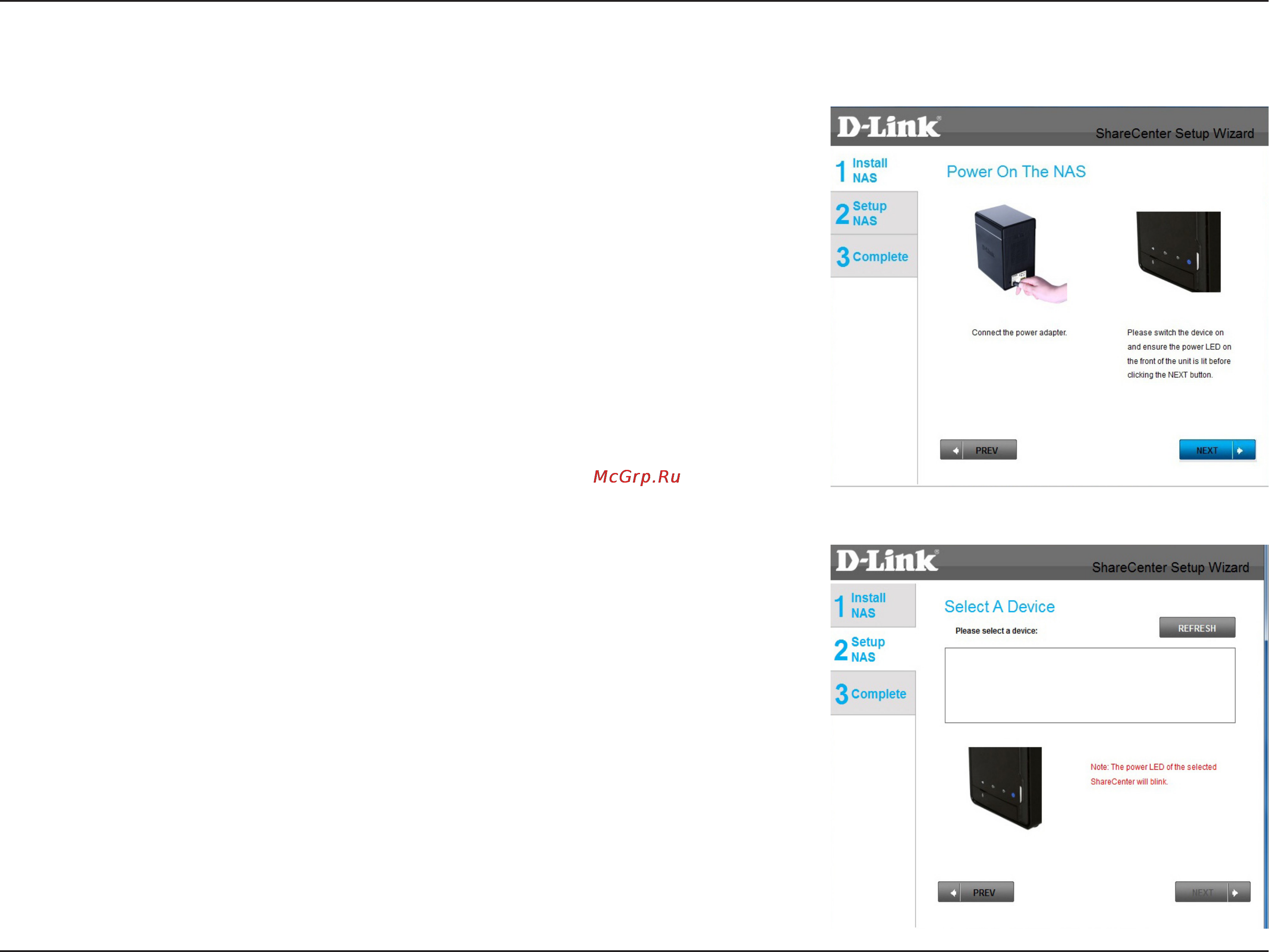 D-Link DNS-320 [13/117] Power and device selection