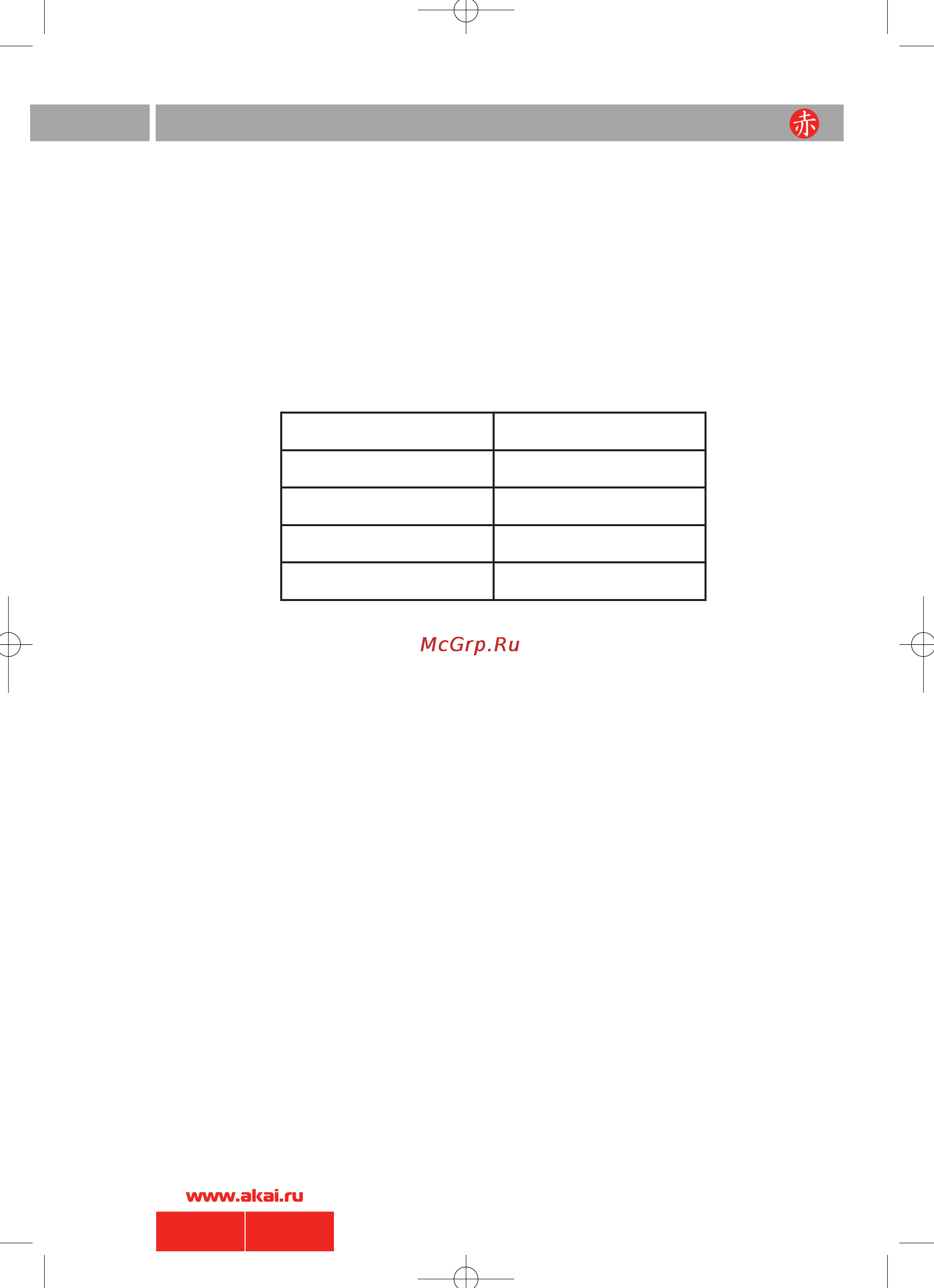 Akai TN-1261N [12/24] Руководство по эксплуатации