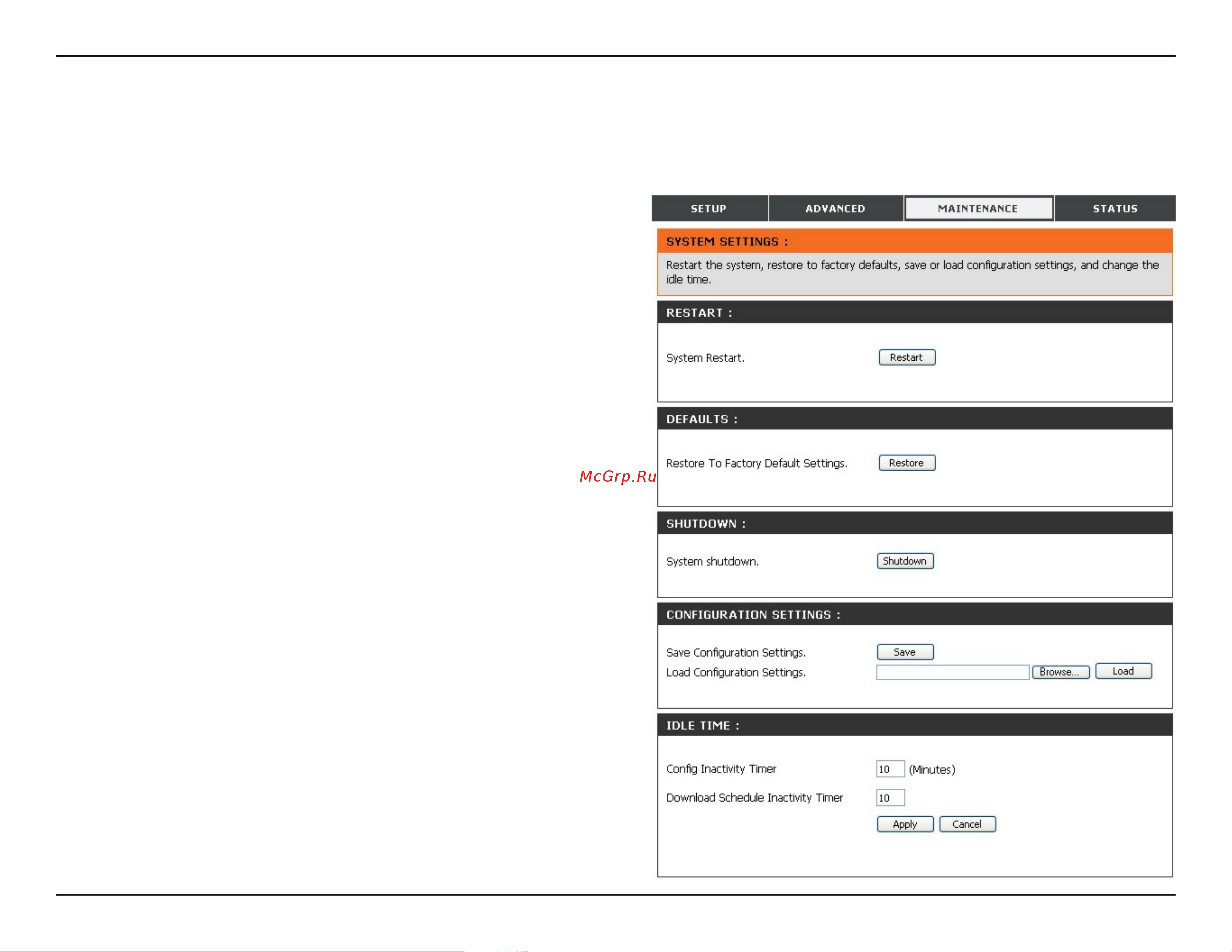 D-Link DNS-343 [44/86] System