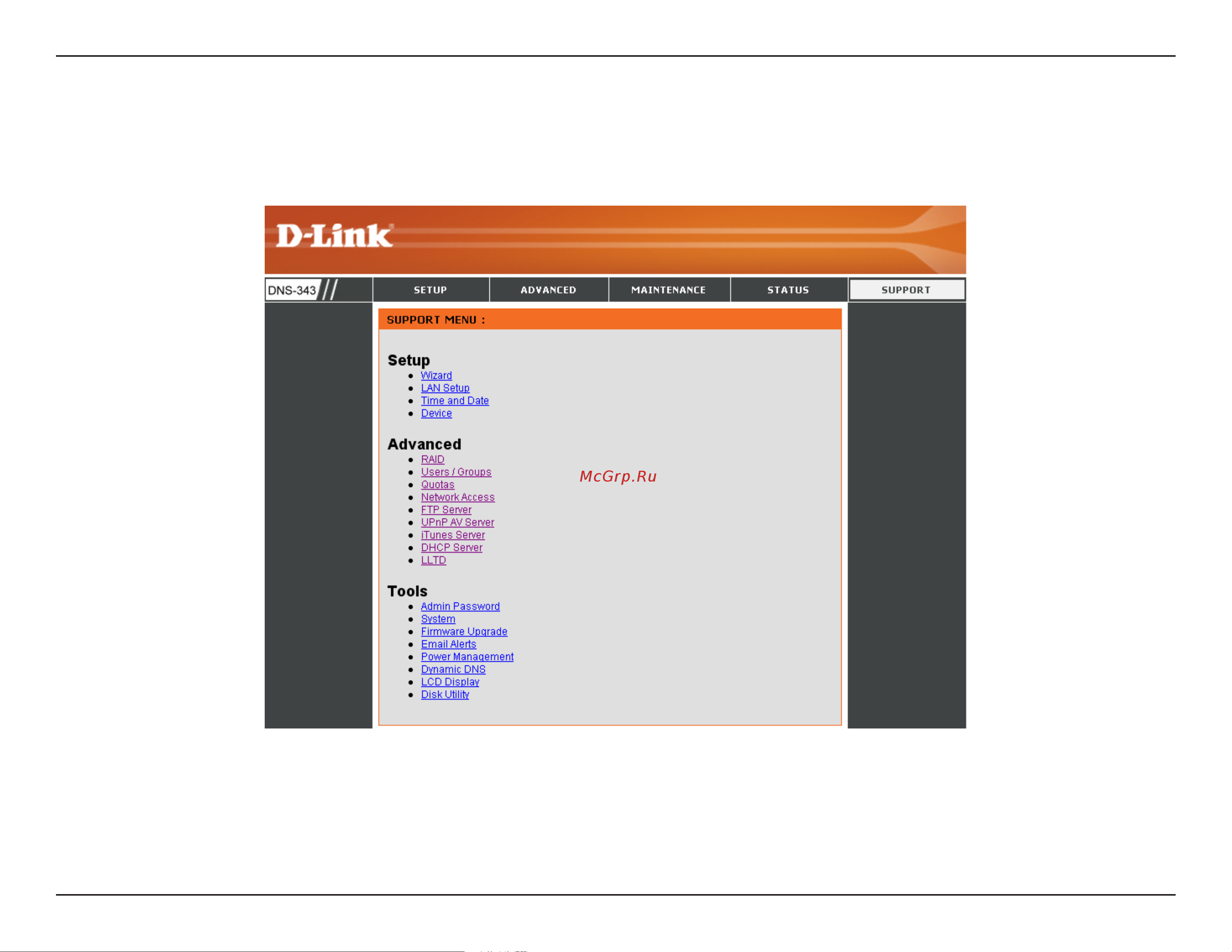 D-Link DNS-343 [55/86] Support