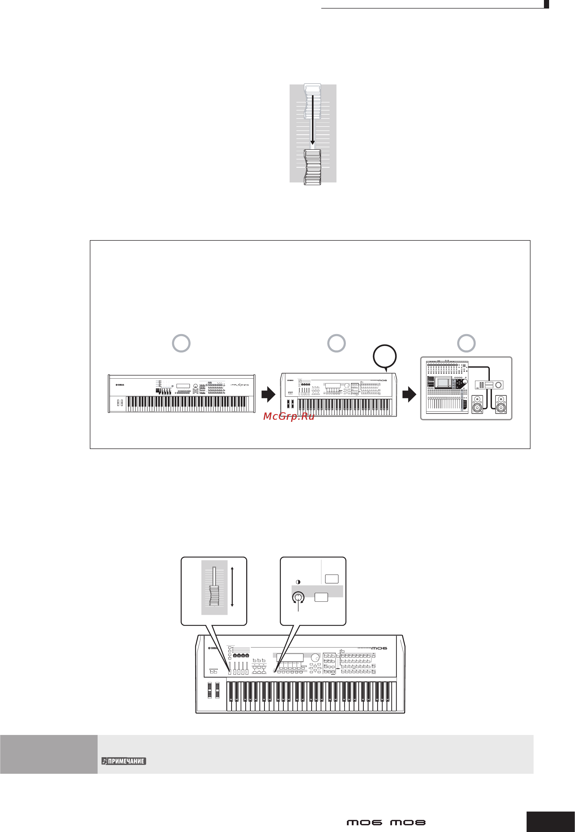 Yamaha MO8 [21/232] Включение питания