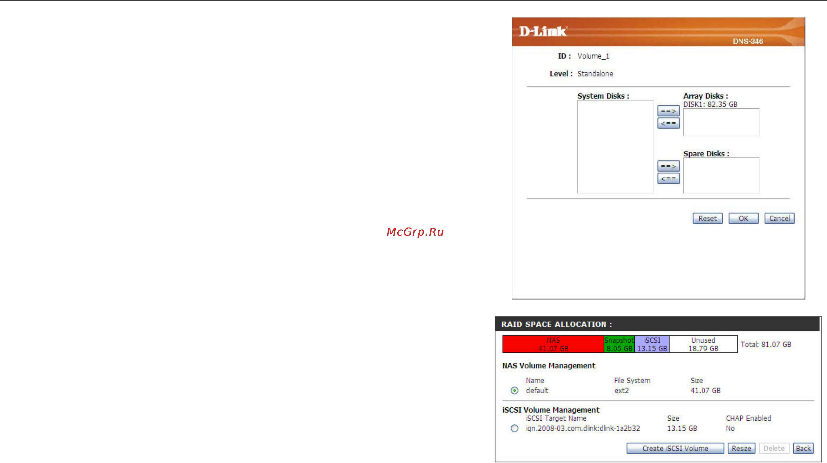 D-Link DNS-346 Инструкция по эксплуатации онлайн [25/85] 12561