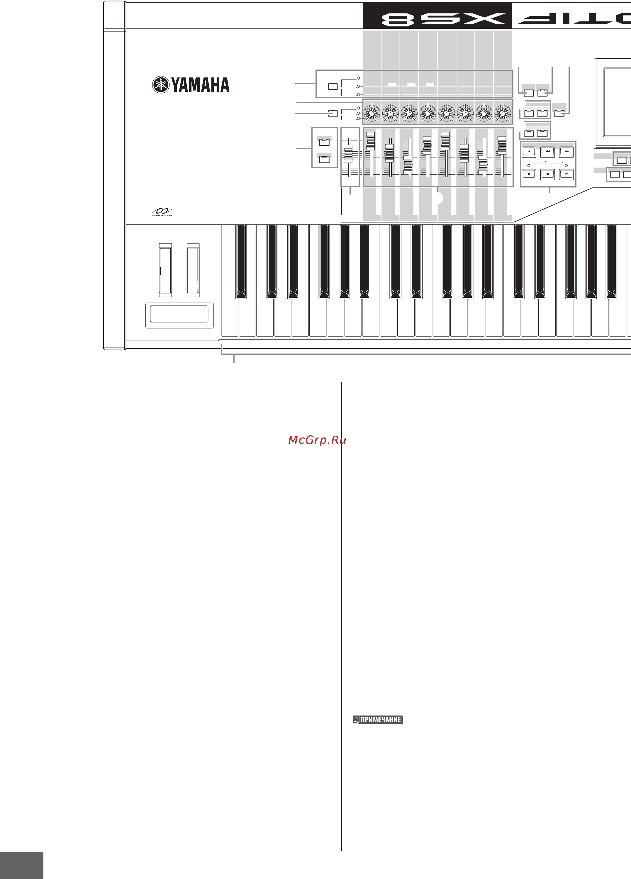 Yamaha MOTIF XS6 [12/299] Управляет эффектом изменения высоты тона вы можете также назначить другие функции на этот контроллер