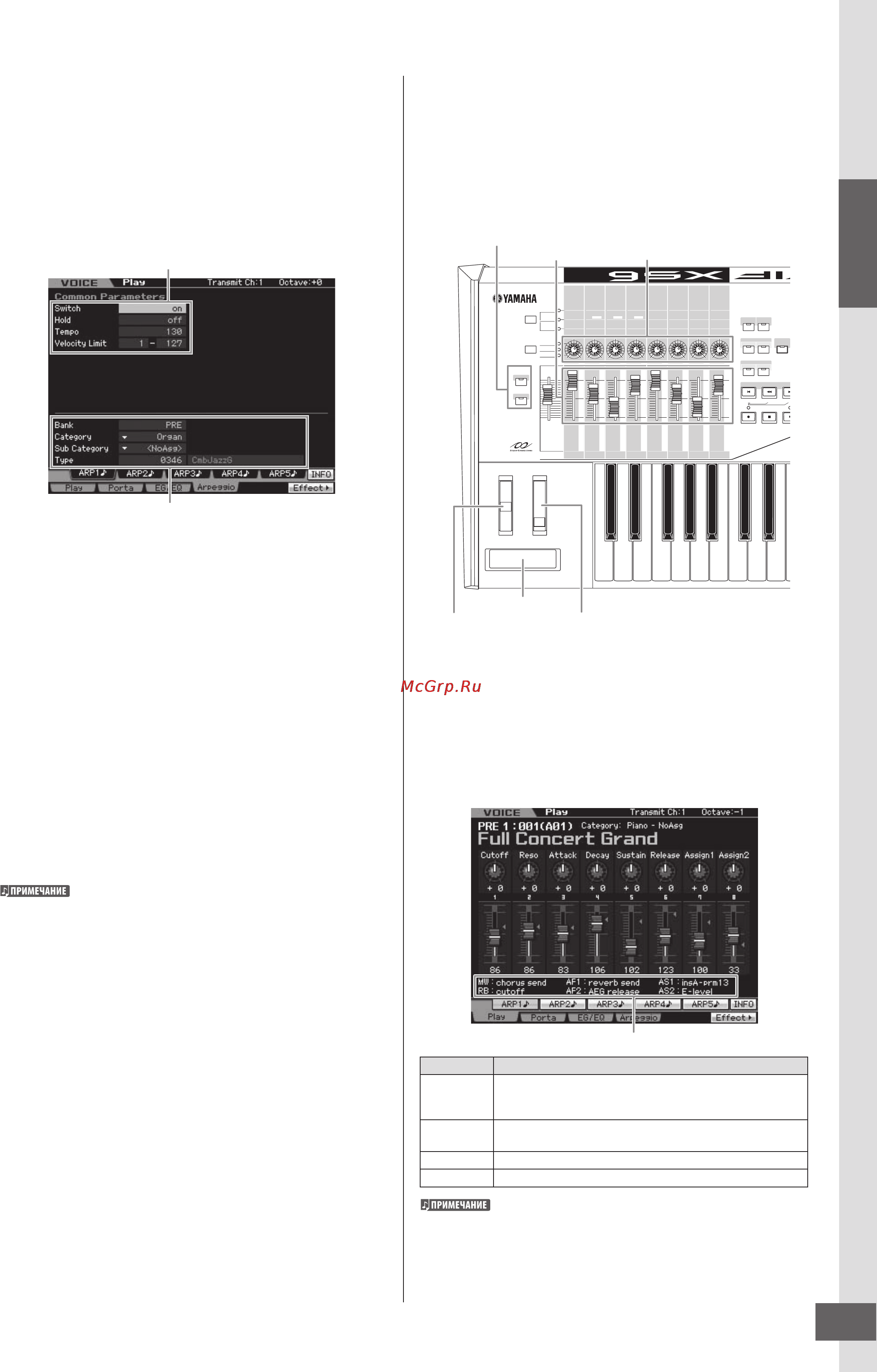 Yamaha MOTIF XS7 [25/299] Multi part