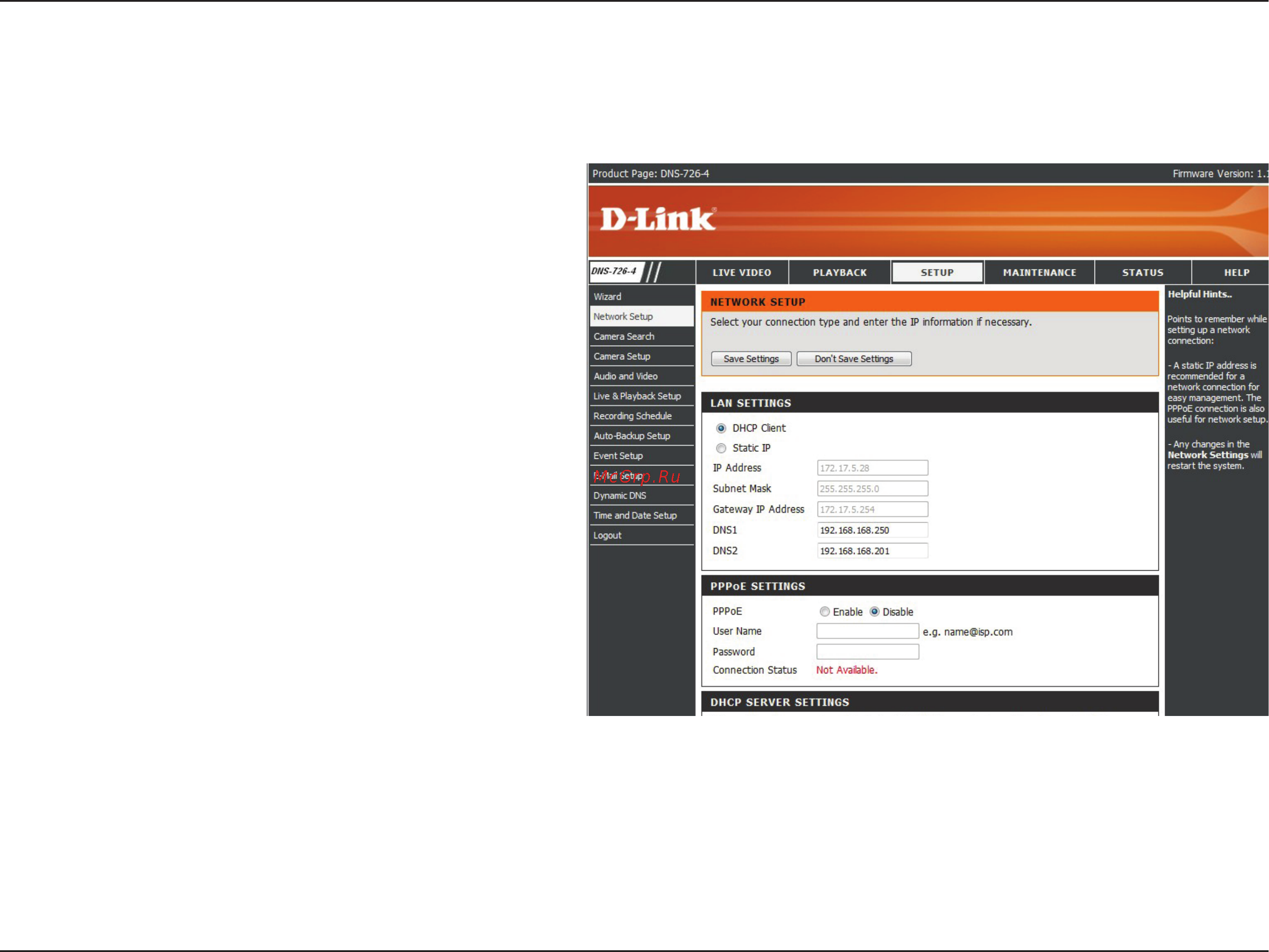 D-Link DNS-722-4 [33/88] Network setup