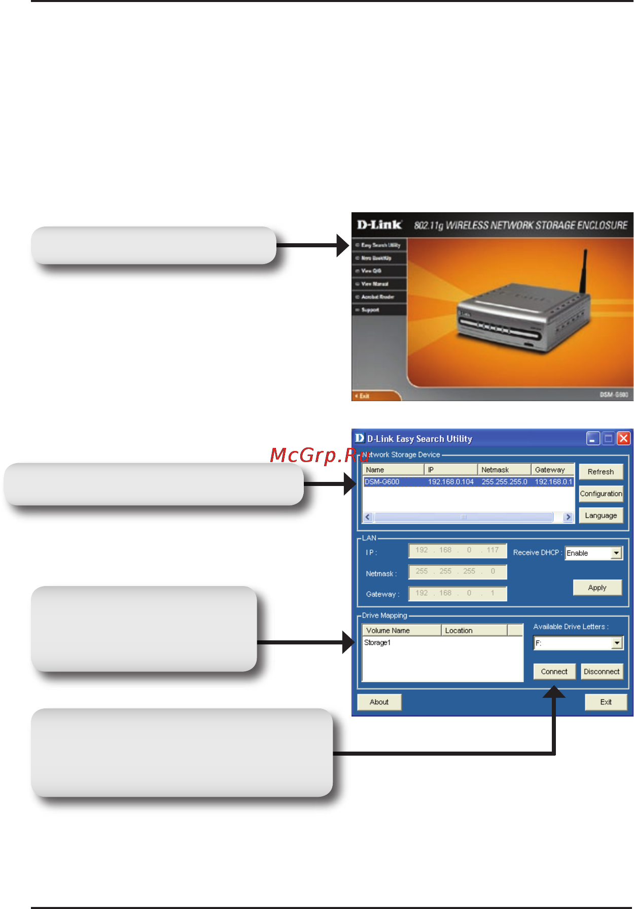 D-Link DSM-600 [13/22] Mapping drives