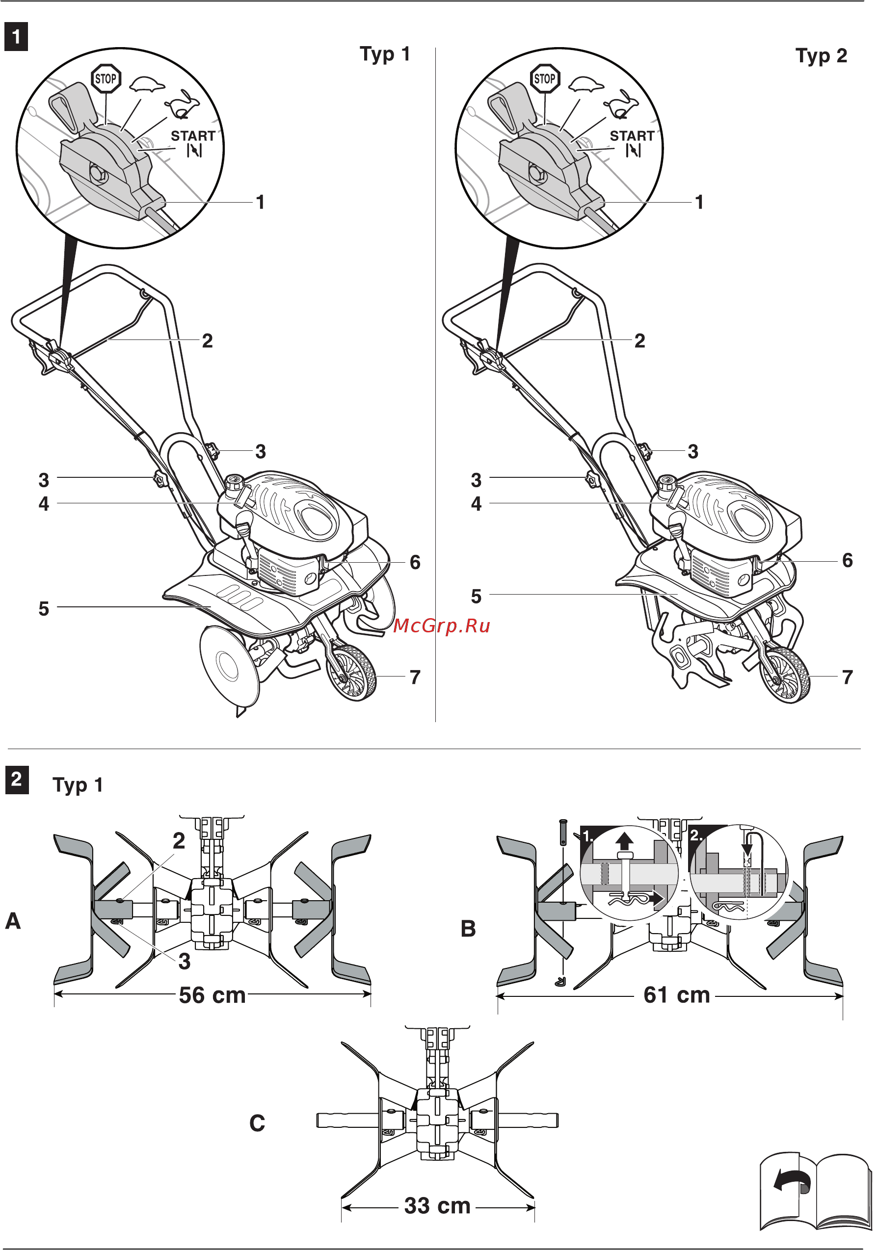 MTD T/245 Инструкция по эксплуатации онлайн [3/16] 12581