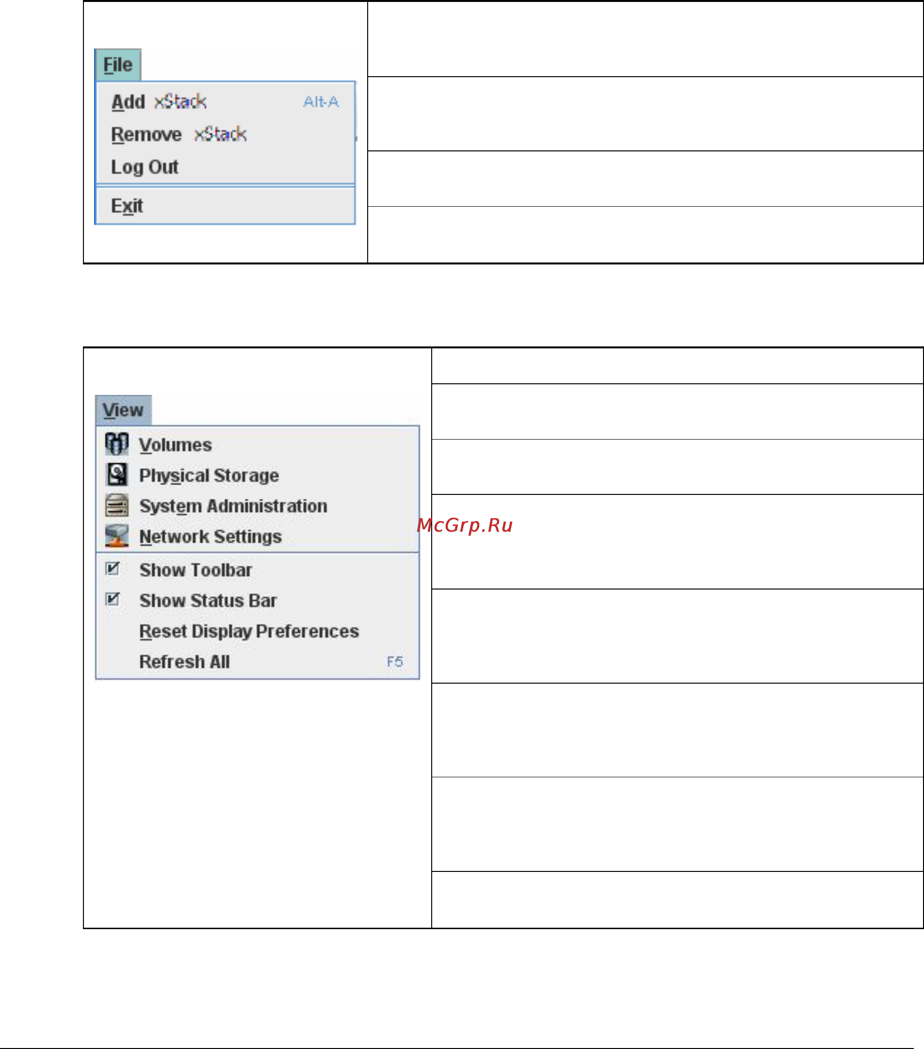 D-Link DSN-1100-10 [117/137] Appendix a menu summary