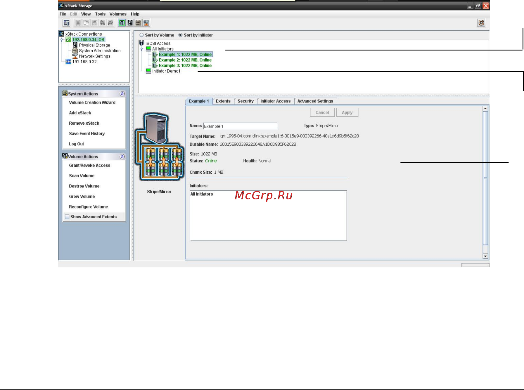 D-Link DSN-1100-10 [38/137] Understanding the volume view