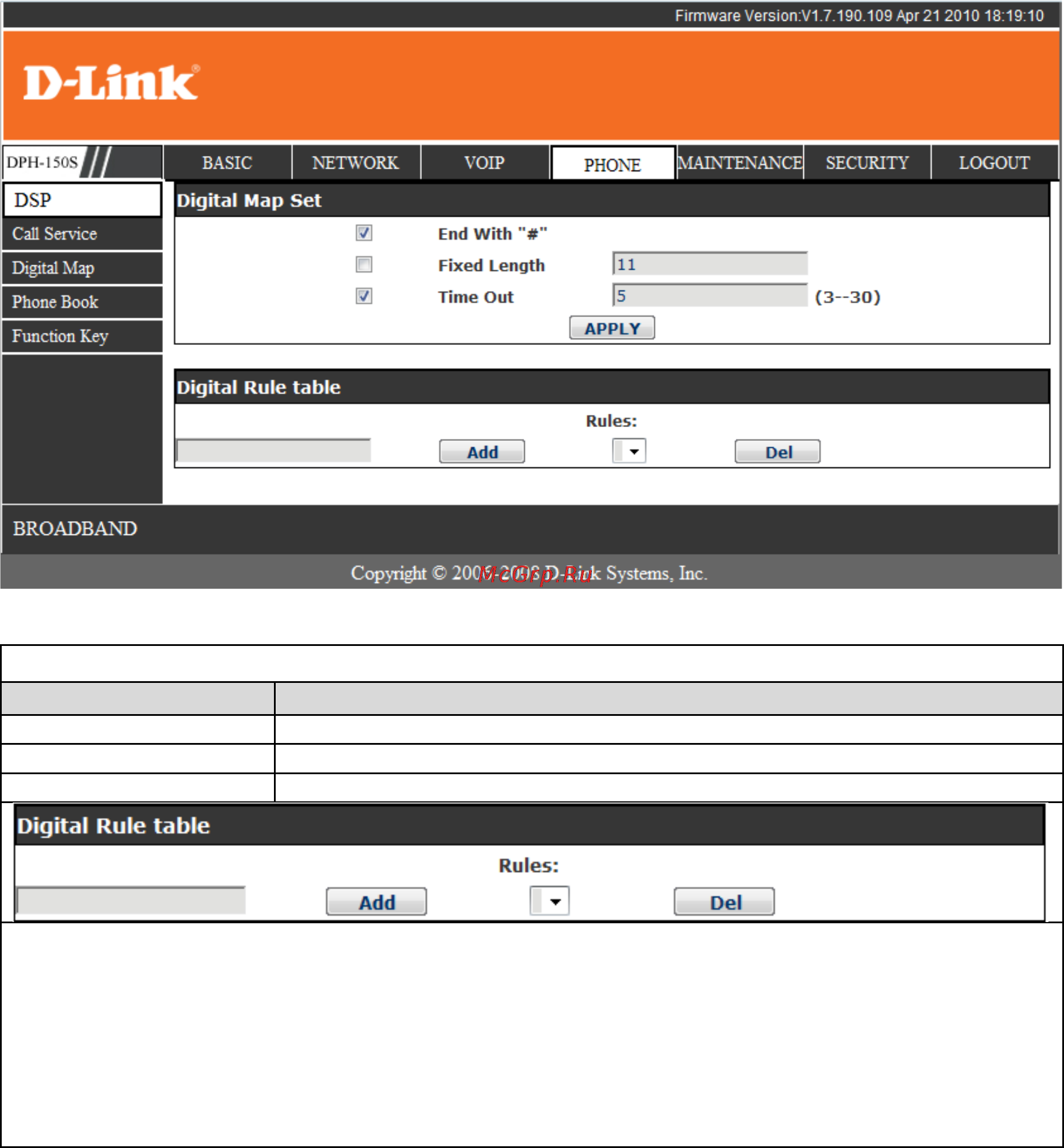 D-Link DPH-150SE [37/53] Digital map configuration