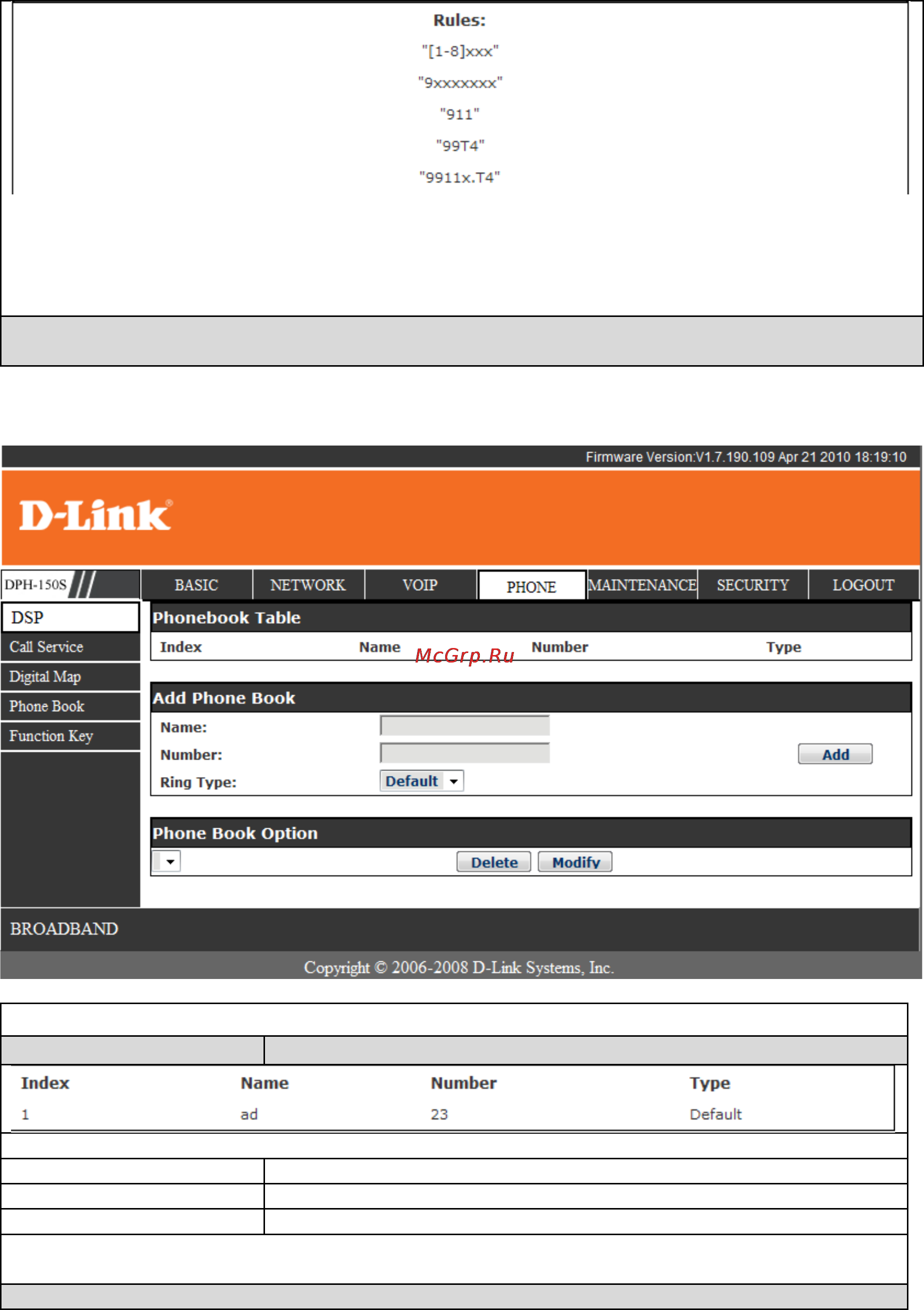 D-Link DPH-150SE [38/53] Phone book