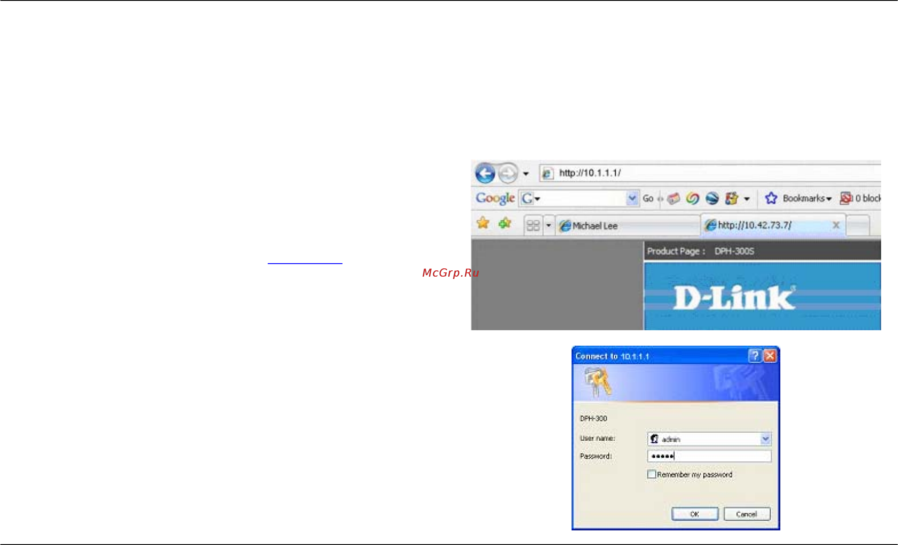 D-Link DPH-300S [24/48] Using the configuration page