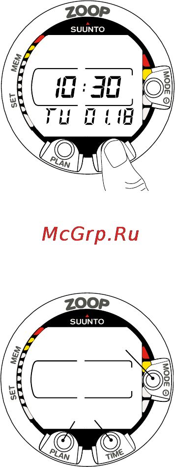 Suunto Zoop [14/73] Functions