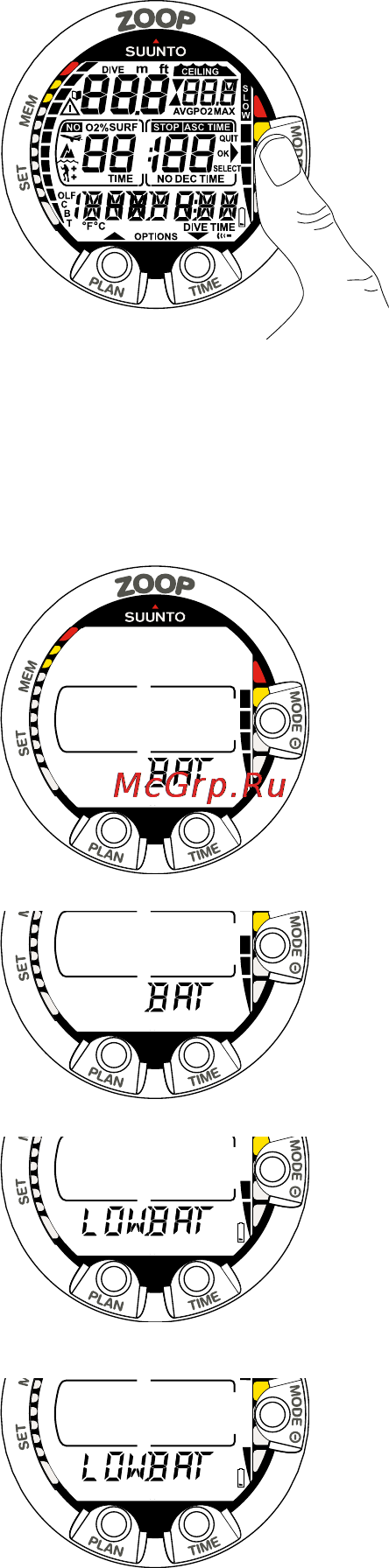 Suunto Zoop [17/73] Before diving