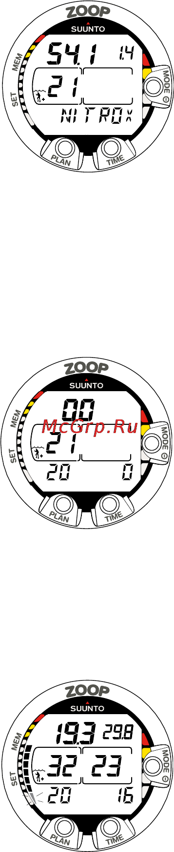 Suunto Zoop [30/73] Oxygen displays