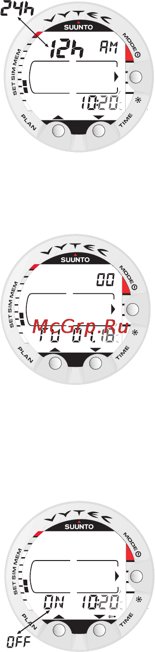 Suunto Vytec DS [57/86] Adjusting date 2 adj date
