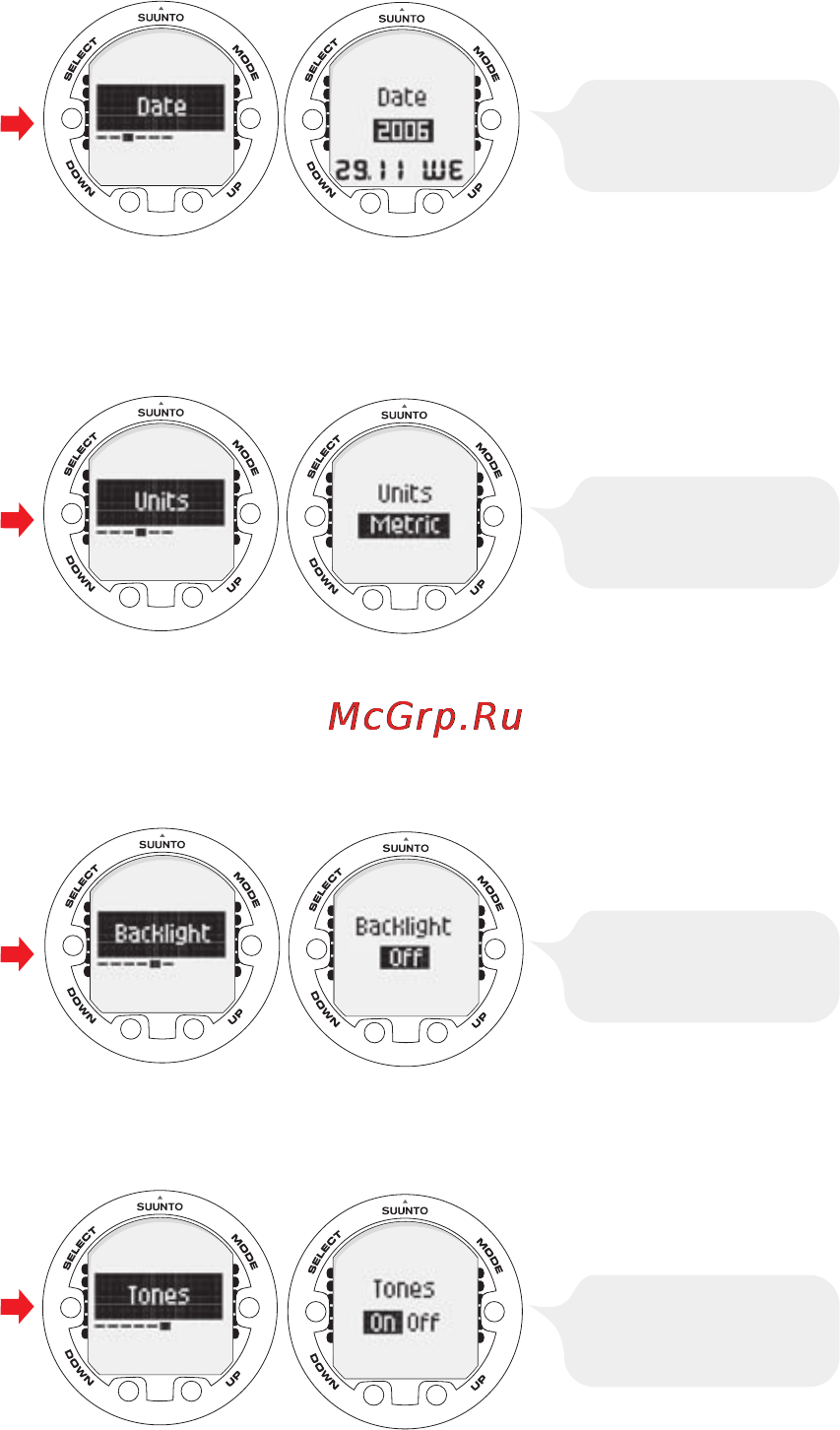Suunto Vyper2 [12/55] Setting the units