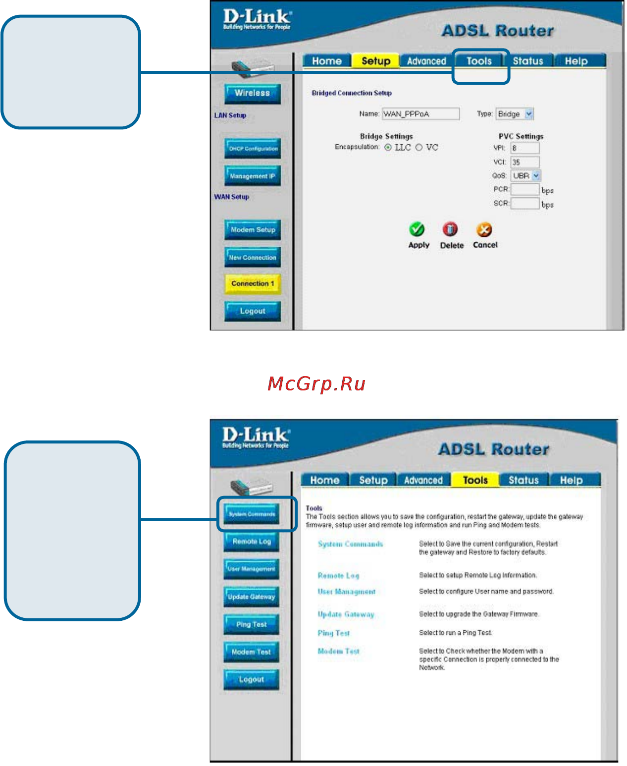 D-Link DSL-G604T Инструкция по эксплуатации онлайн [14/20] 12743