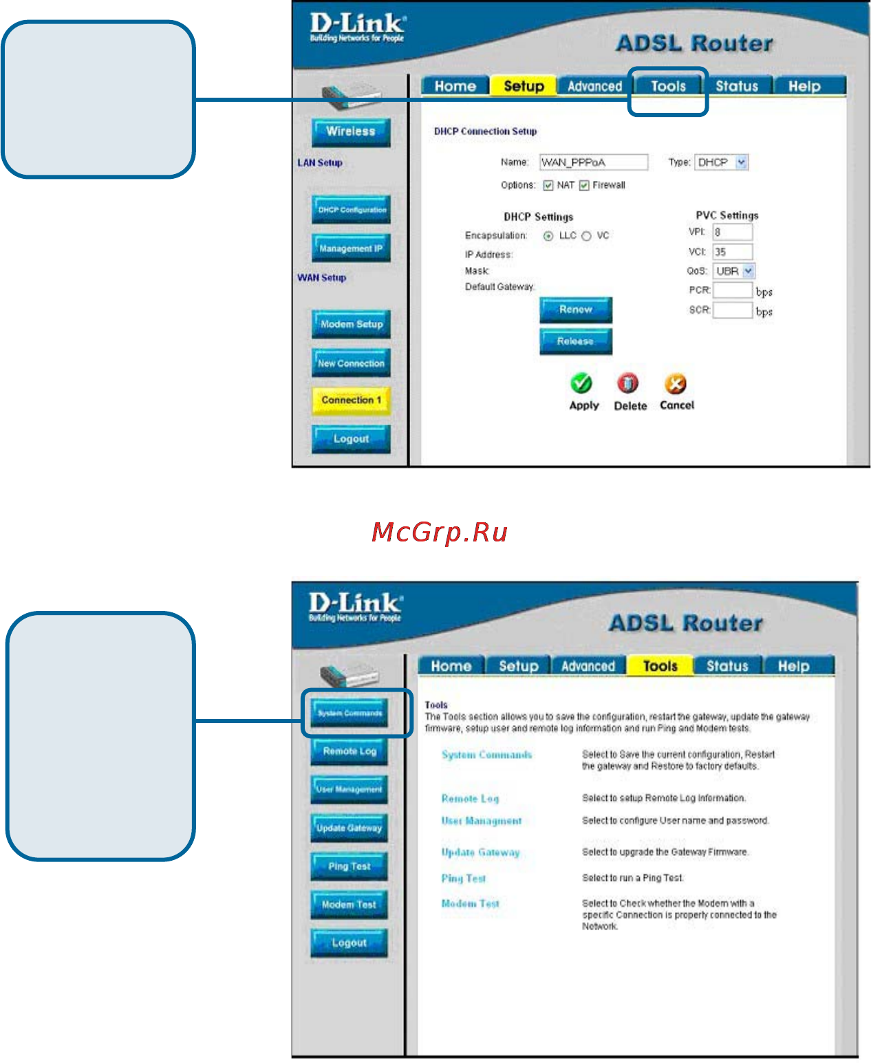 D-Link DSL-G604T Инструкция по эксплуатации онлайн [16/20] 12743