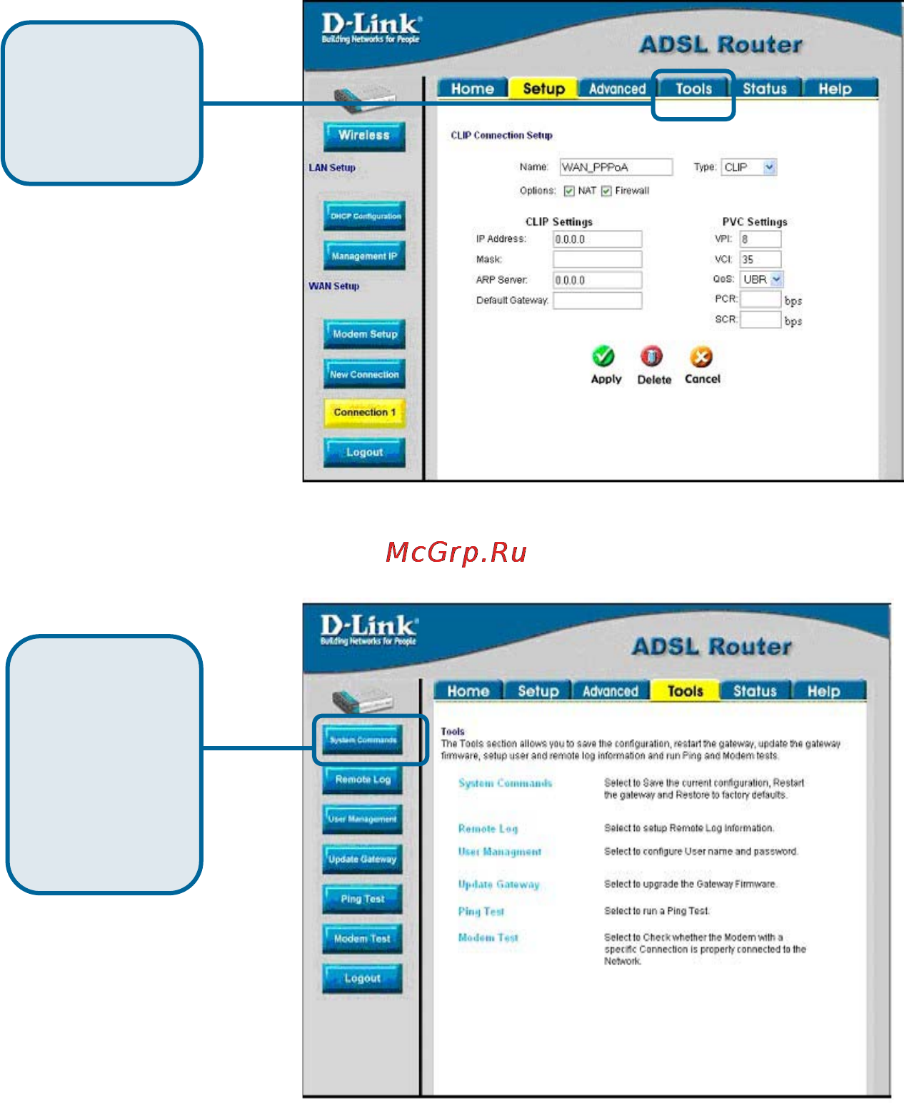 D-Link DSL-G604T Инструкция по эксплуатации онлайн [18/20] 12743