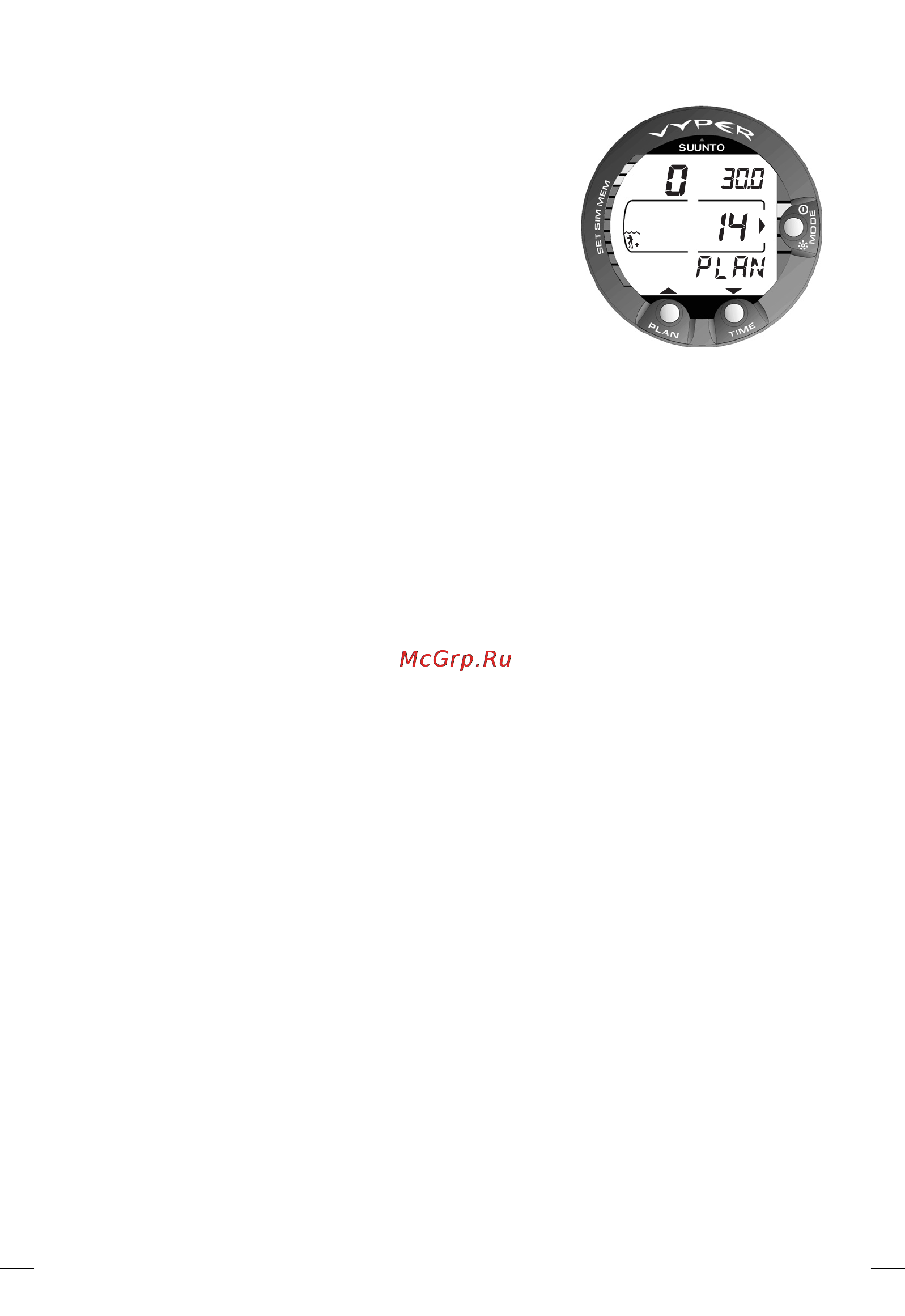 Suunto Vyper [19/86] User deﬁ nable functions and alarms