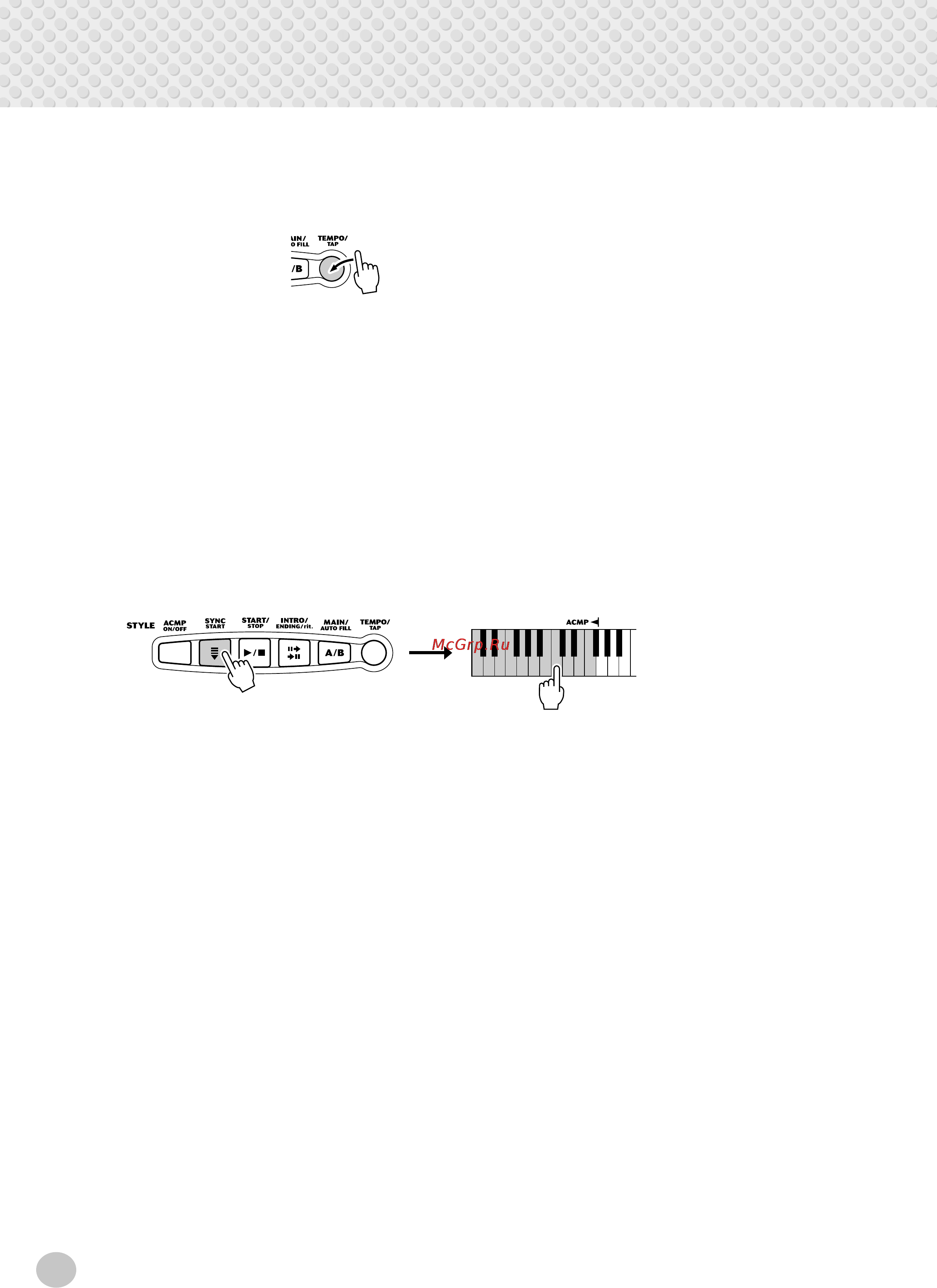 Yamaha EZ-150 [46/68] Selecting and playing styles