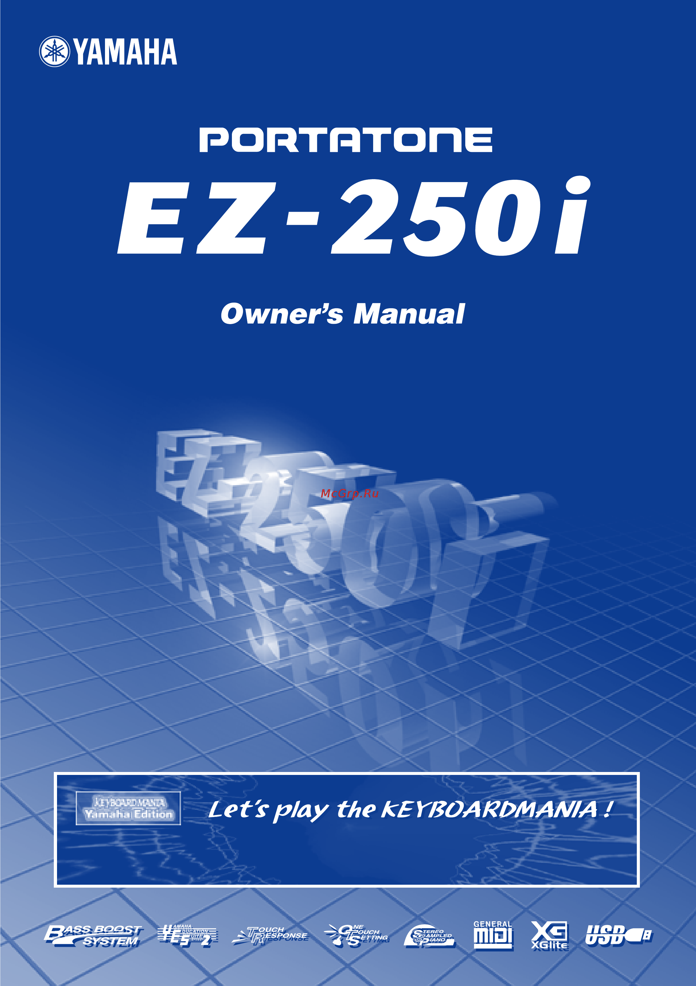 Yamaha EZ-250i Инструкция по эксплуатации онлайн