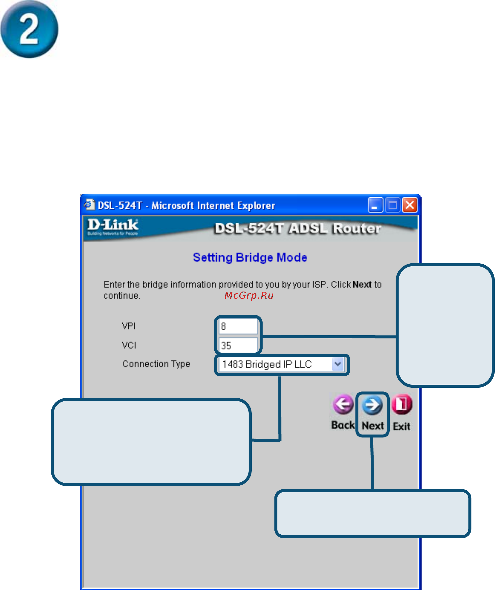 D-Link DSL-524T [11/16] Configuring the router continued