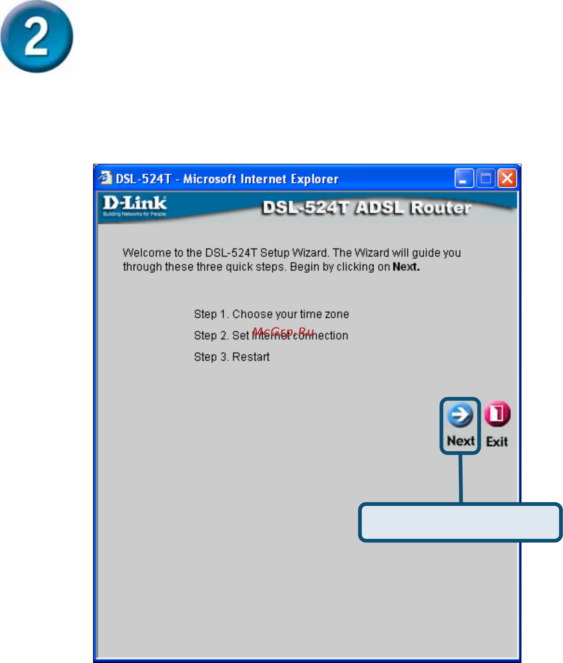 D-Link DSL-524T [6/16] Configuring the router continued
