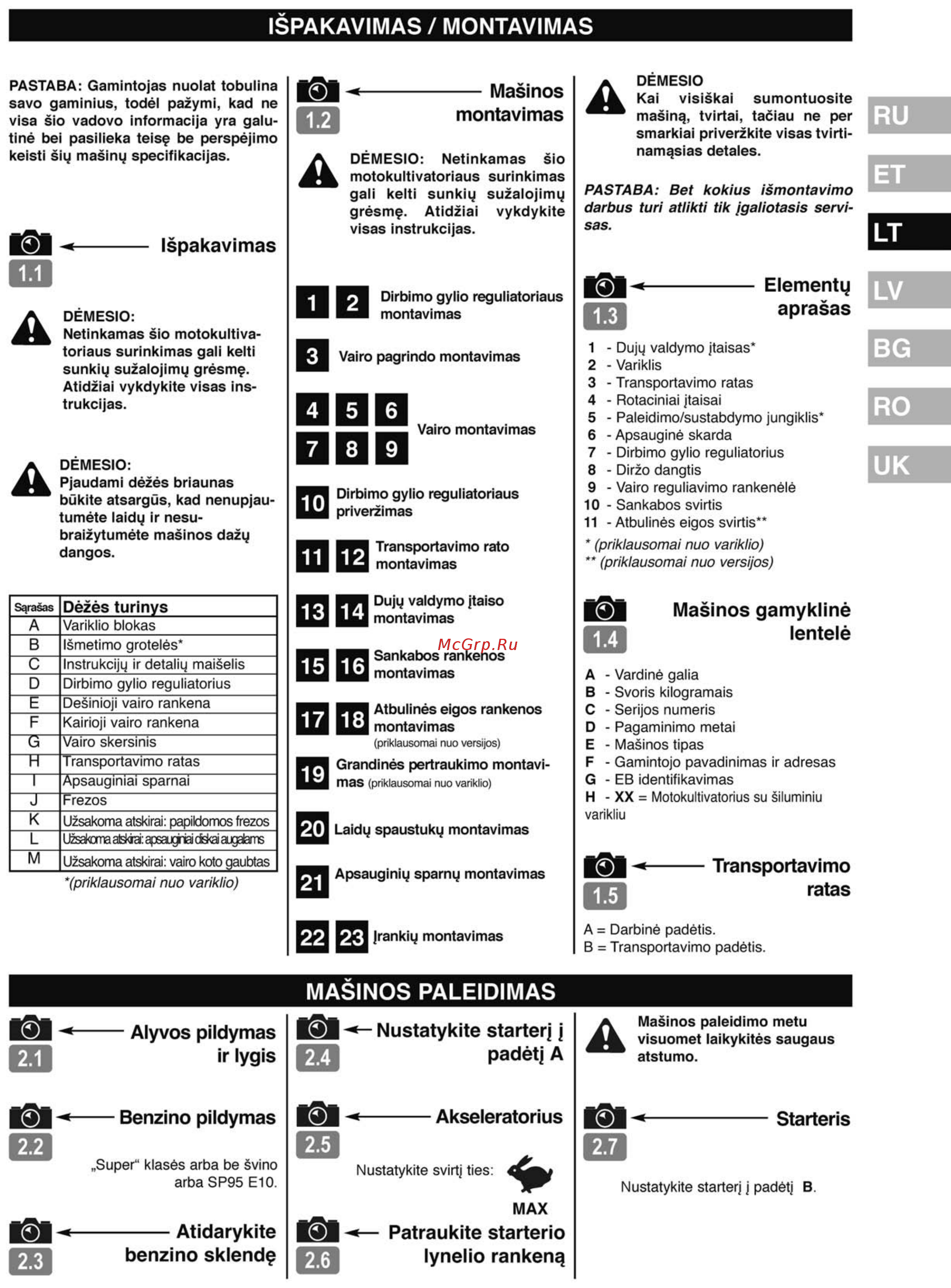 Partner PFT85-800R 9666698-01 Инструкция по эксплуатации онлайн [21/48] 12768