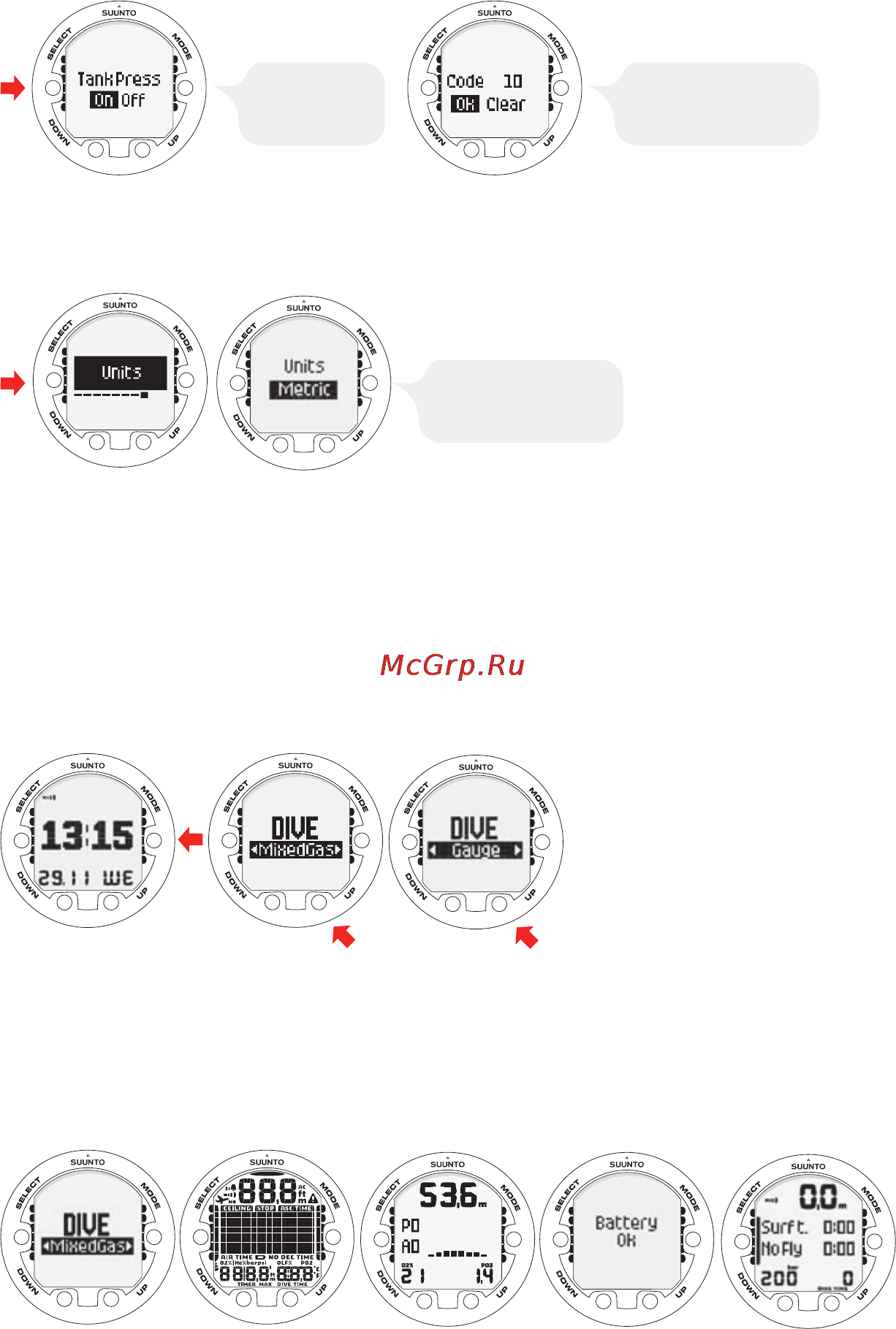 Suunto HelO2 [22/64] Setting the units