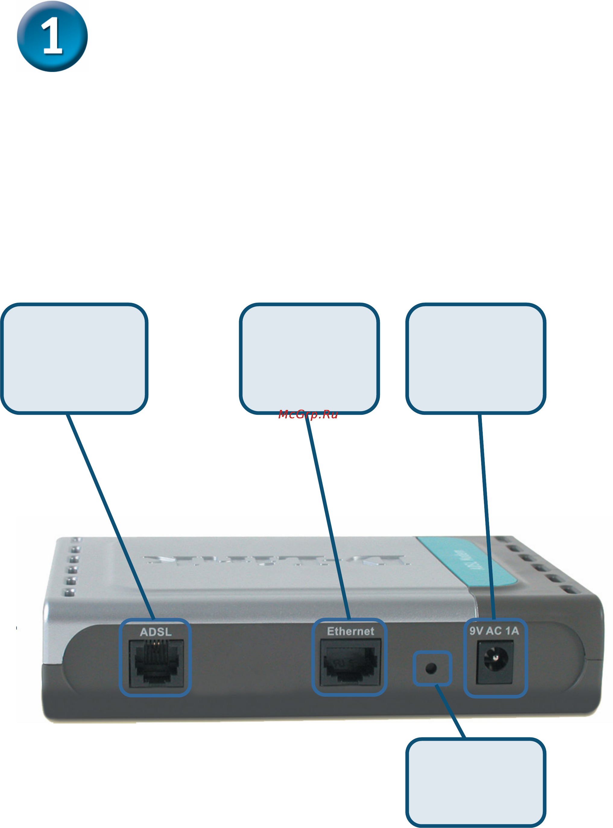 D-Link DSL-500T [2/12] Подключение маршрутизатора к компьютеру