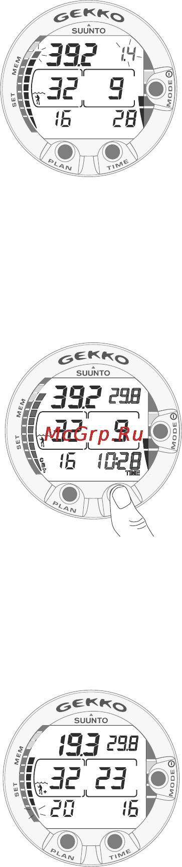 Suunto Gekko [31/70] Oxygen limit fraction olf