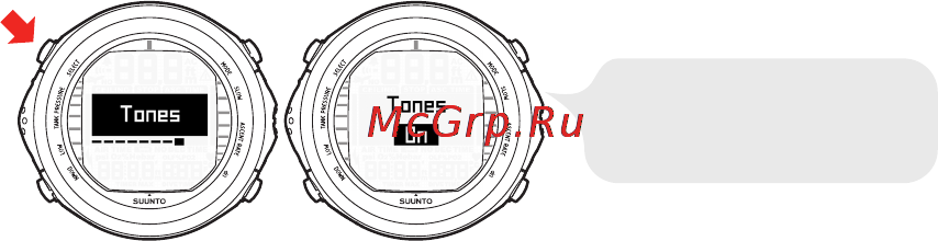 Suunto D9tx [30/159] Настройка звуковых сигналов